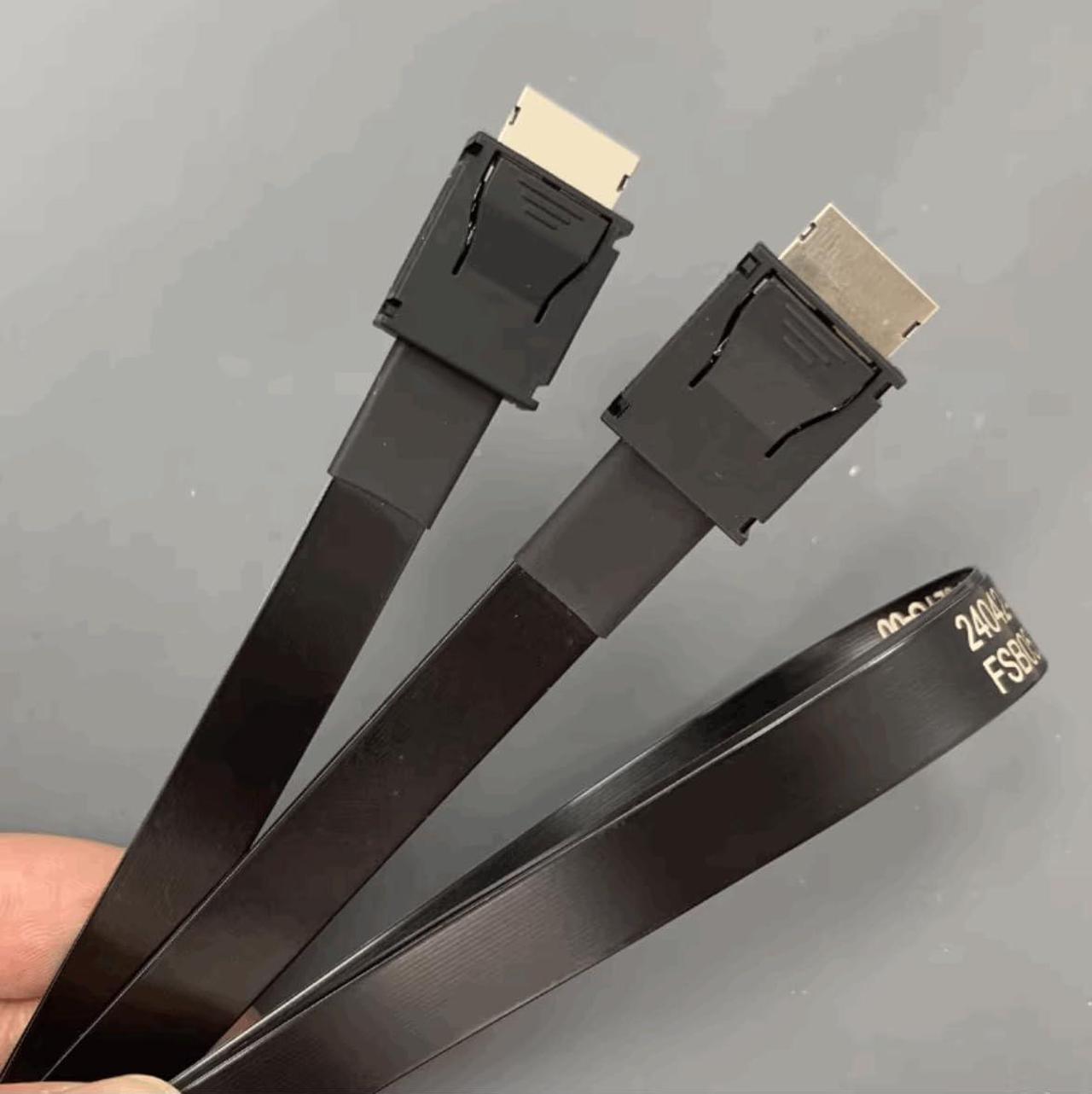 Alt view image 5 of 7 - PCIe 4.0 M.2 NVMe to Oculink(SFF-8611/SFF-8612) to PCI Express x16 eGPU Adapter for GPD Win Max2 External Graphics Card & SSD (F9G-BK7+F4C+F9934-25cm)