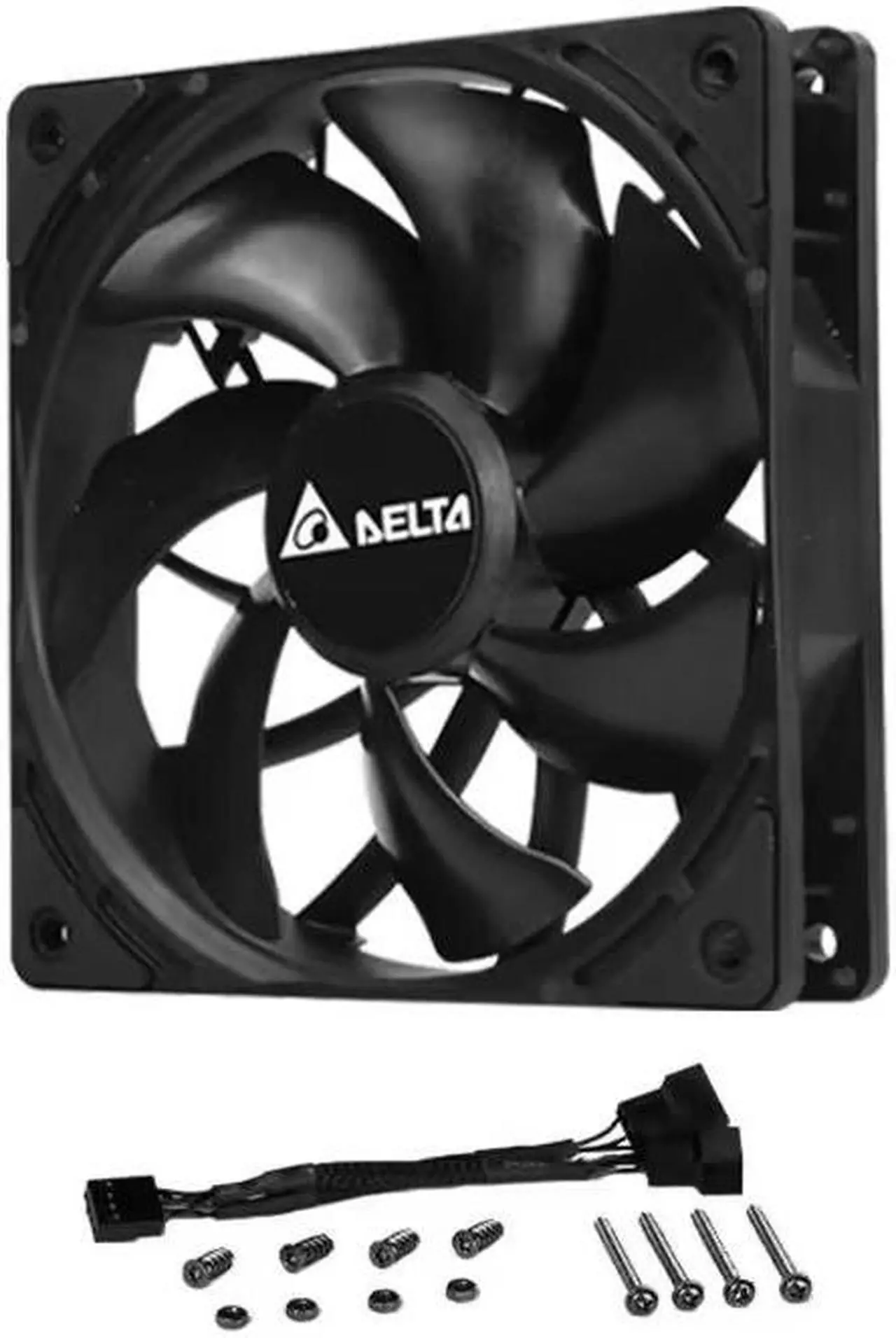 Alt view image 3 of 4 - 3-PACK AK-12B Delta Fan 12VDC 0.30A PWM Axial Fan Burshless Computer Case Fan