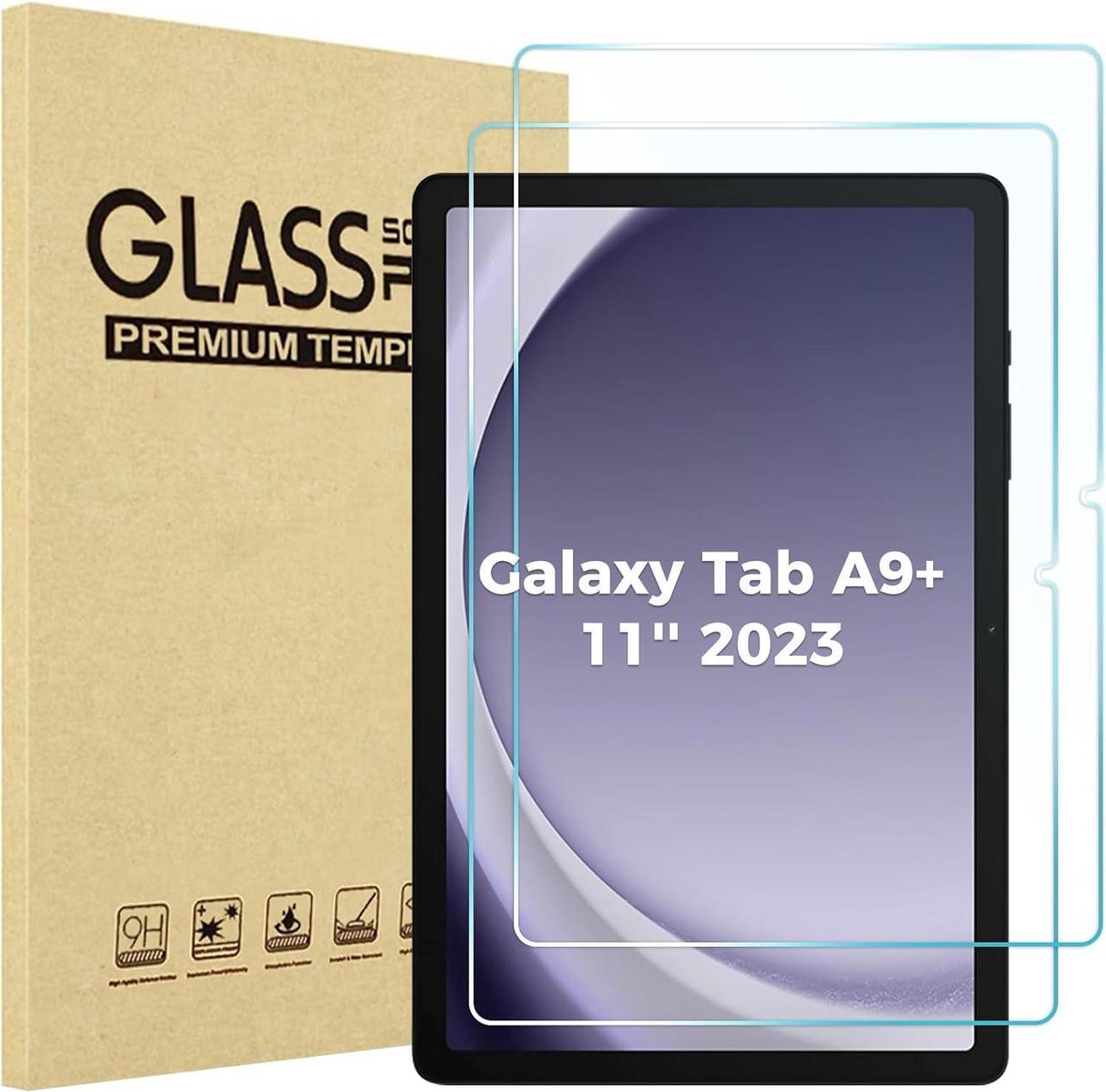 ProCase 2 Pack Screen Protector for Galaxy Tab A9 Plus 11 Inch 2023, HD Tempered Glass 9H Film Guard for 11" Tab A9+ 5G Tablet (SM-X210/X216/X218)