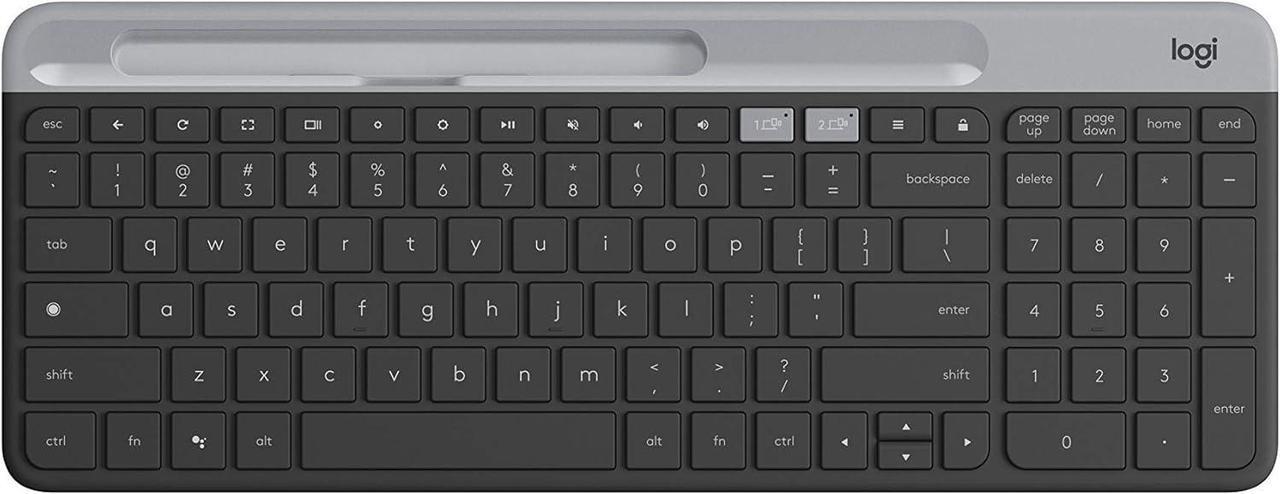 Main image of K580 Slim Multi-Device Wireless Keyboard for Chrome OS - Bluetooth/USB Receiver, Easy Switch, 24 Month Battery, Desktop, Tablet, Smartphone, Laptop Compatible