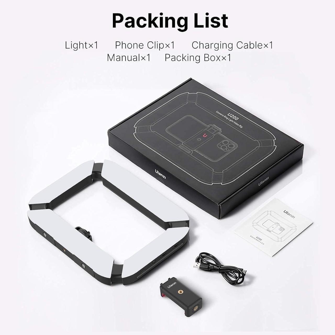 Alt view image 3 of 7 - Smartphone Video Device , Handheld LED Ring Light Selfie Light Mobile Video Stabilizer for Cameras, Smartphones, Sports Cameras, YouTube, Settings, Filmmaking, Makeup, Video Blogging