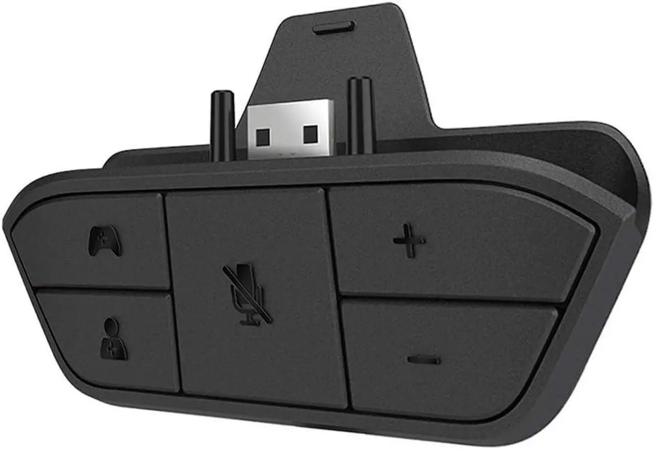 Main image of Stereo Headset Adapter and Elite Controller for Xbox One and Xbox Series X|S - Headset Audio Converter for Voice Chat and Game Mixing as well as Microphone Monitor and Volume Control as Xbox Accessori