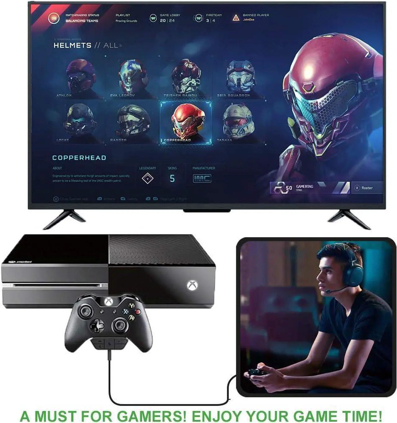 Alt view image 3 of 6 - Stereo Headset Adapter and Elite Controller for Xbox One and Xbox Series X|S - Headset Audio Converter for Voice Chat and Game Mixing as well as Microphone Monitor and Volume Control as Xbox Accessori