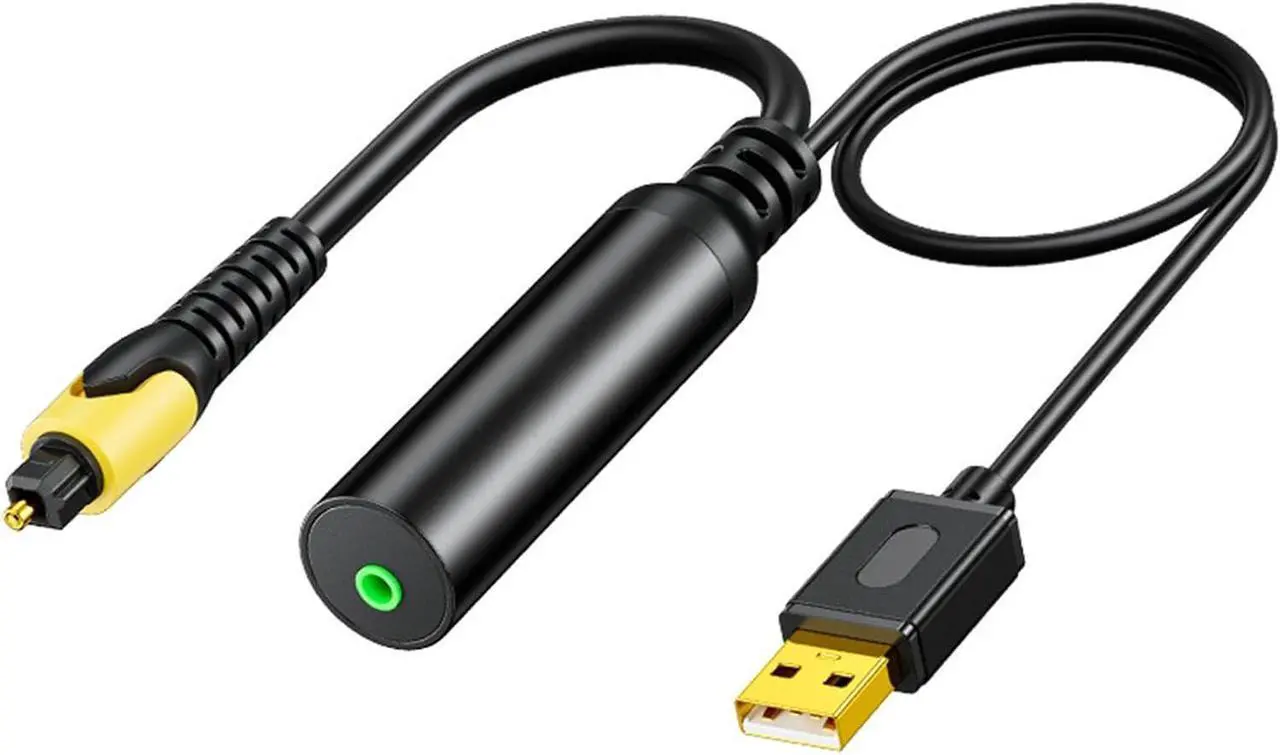 Alt view image 2 of 7 - Digital Sound Analog Optical 3.5mm to USB Converter Adapter Coaxial Spdif Receiver Digital Optical Converter