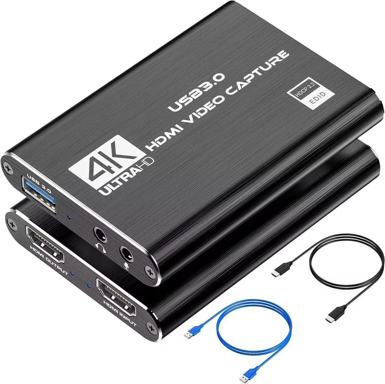 Main image of 4K HDMI Capture Card for Streaming, Full HD 1080P 60FPS USB 3.0 Cam Link Game Audio Video Capture Card for Cameras