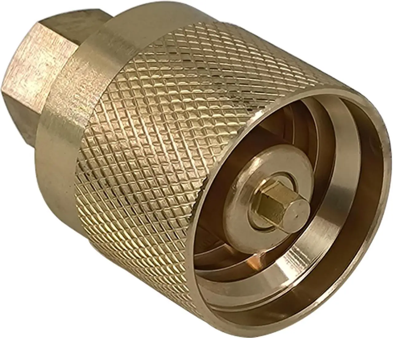 Main image of RE7141F Forklift Propane Tank Connector Female Connection Kit Adapter Valve