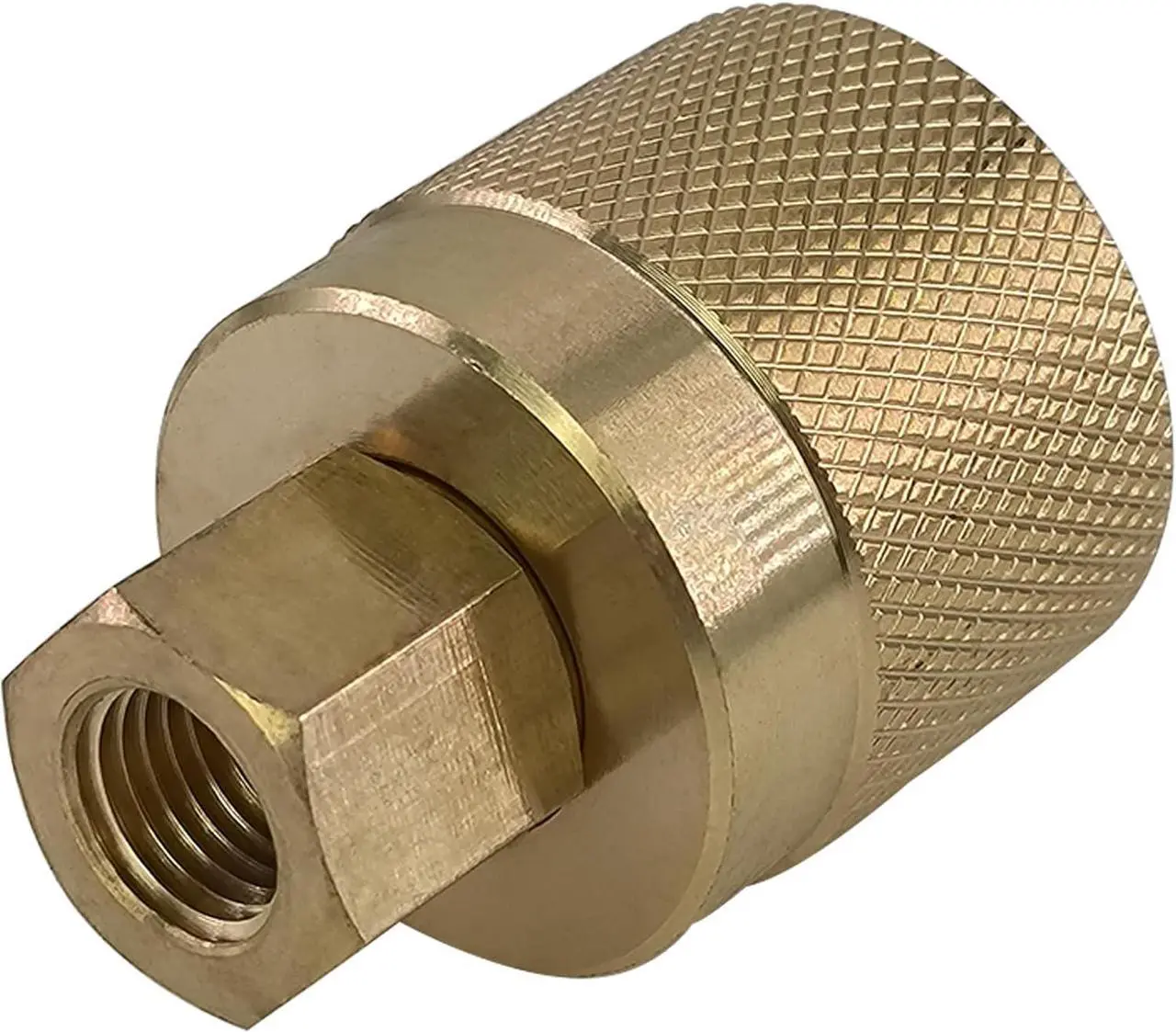 Alt view image 3 of 6 - RE7141F Forklift Propane Tank Connector Female Connection Kit Adapter Valve