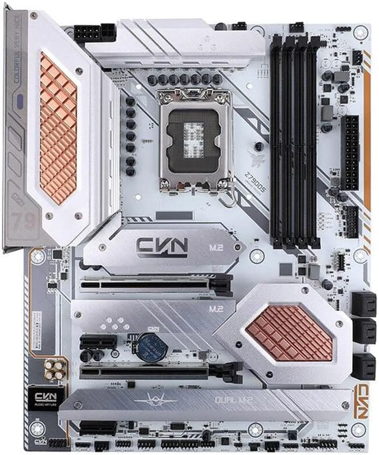Main image of Colorful CVN Z790 D5 GAMING FROZEN V20 Motherboard LGA 1700 Intel Z790 ATX Mainboard DDR5 PCIE5.0 Support 13th Gen Intel Core