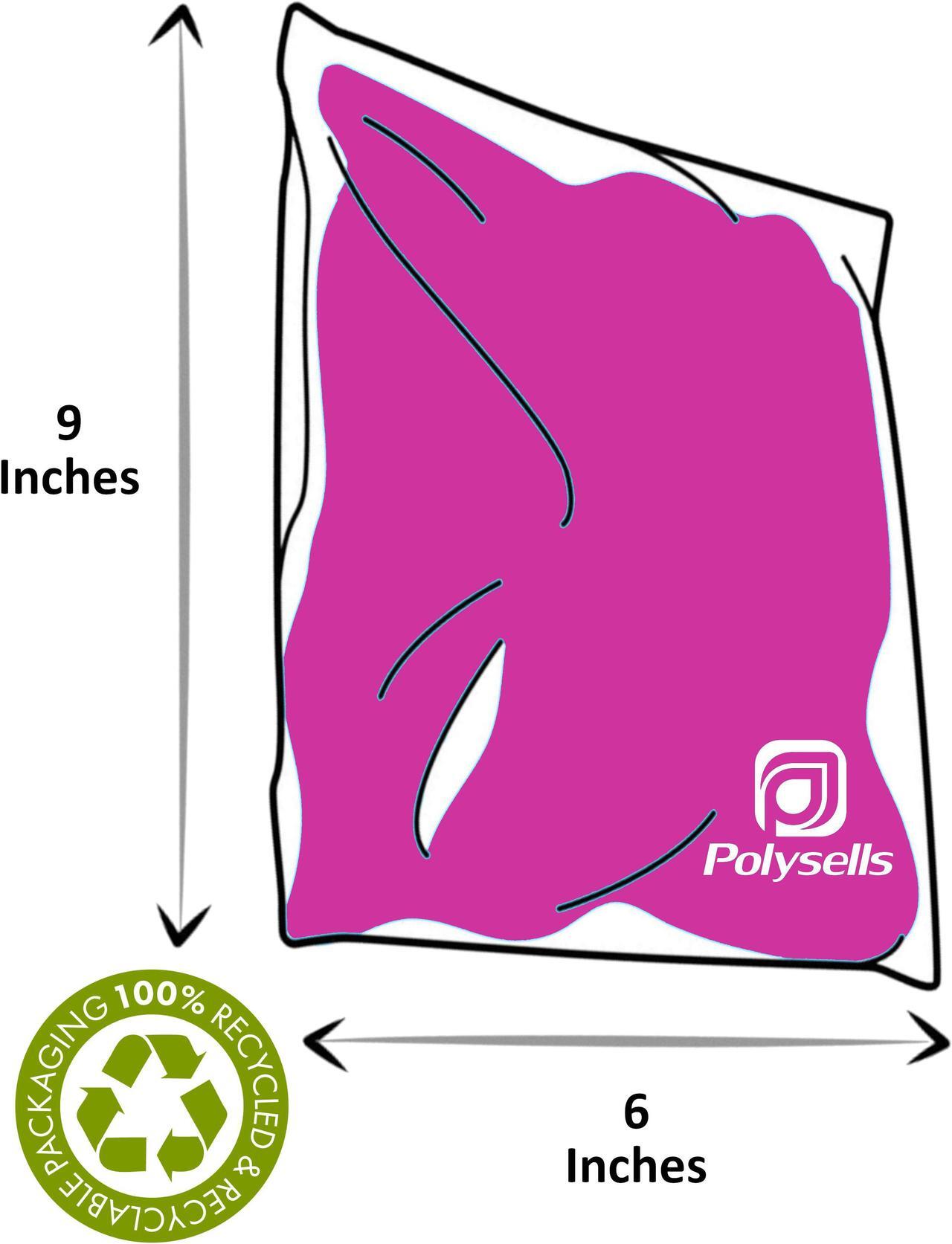 Alt view image 7 of 7 - POLYSELLS® Poly Mailers Shipping Envelopes, Strong Adhesive Sealing, Waterproof, and Tear-resistant Postal Mailing Bags. Mailer Bags for clothing, books, and accessories. (Pink, 6x9 Inch, 100 pc)