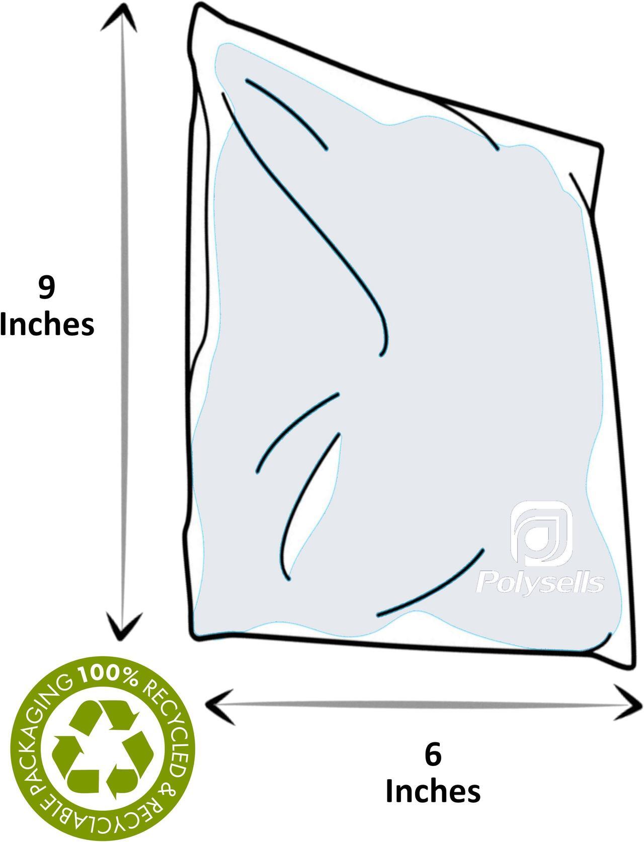 Alt view image 7 of 7 - POLYSELLS® Poly Mailers Shipping Envelops, Self Sealing Adhesive, Waterproof, and Tearproof Postal Mailing Bags (White, 6x9 Inch, 100 pc)