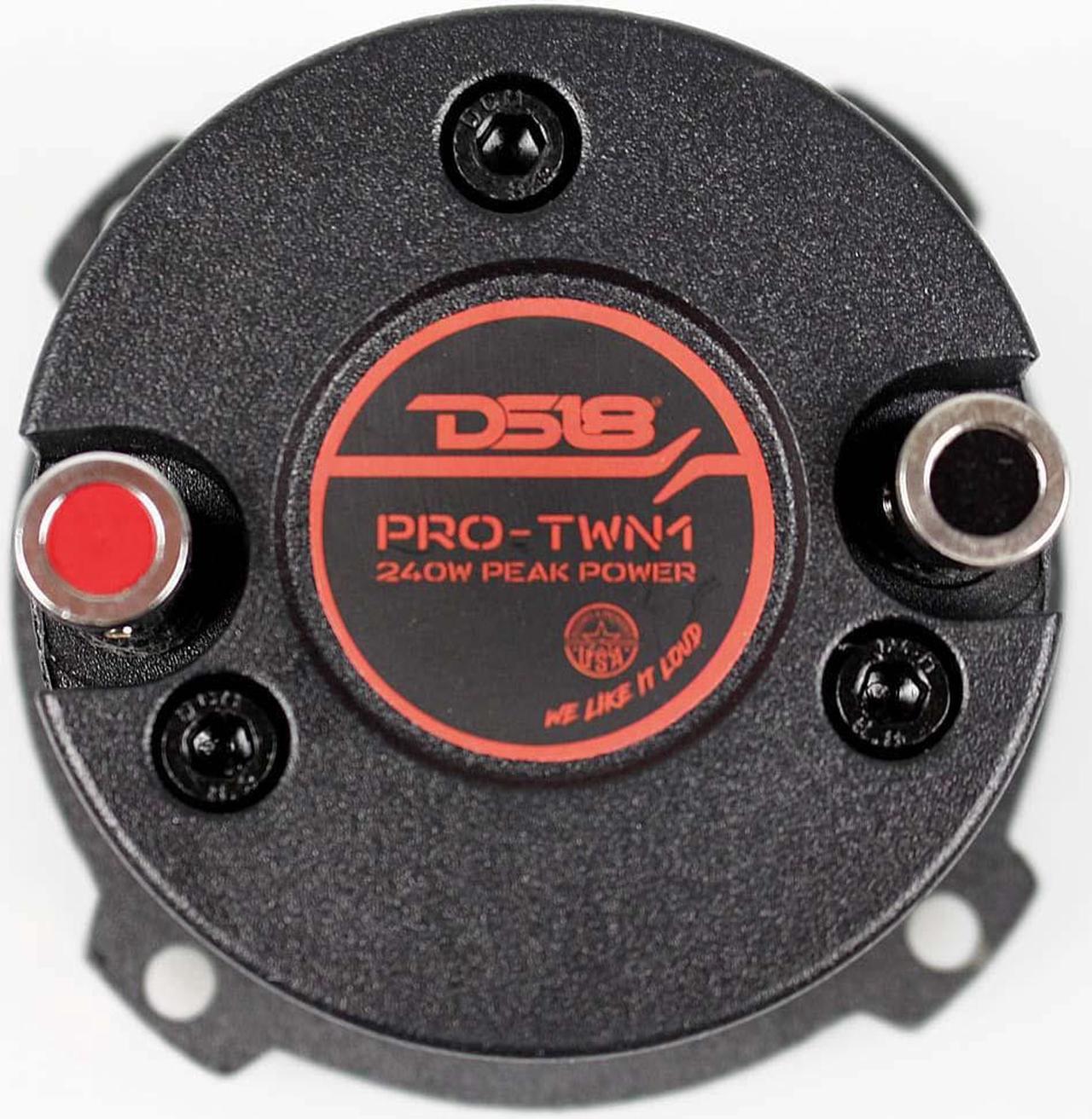 Alt view image 3 of 3 - DS18 Pro Slim Titanium Super Bullet Tweeter 1" VC 240 Watts Max 4 Ohm PRO-TWN1