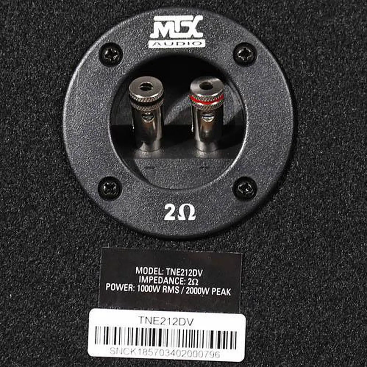 Alt view image 11 of 11 - MTX TNE212DV 12-Inch 2000-Watt Max Car Audio Dual Loaded Subwoofer Box Enclosure