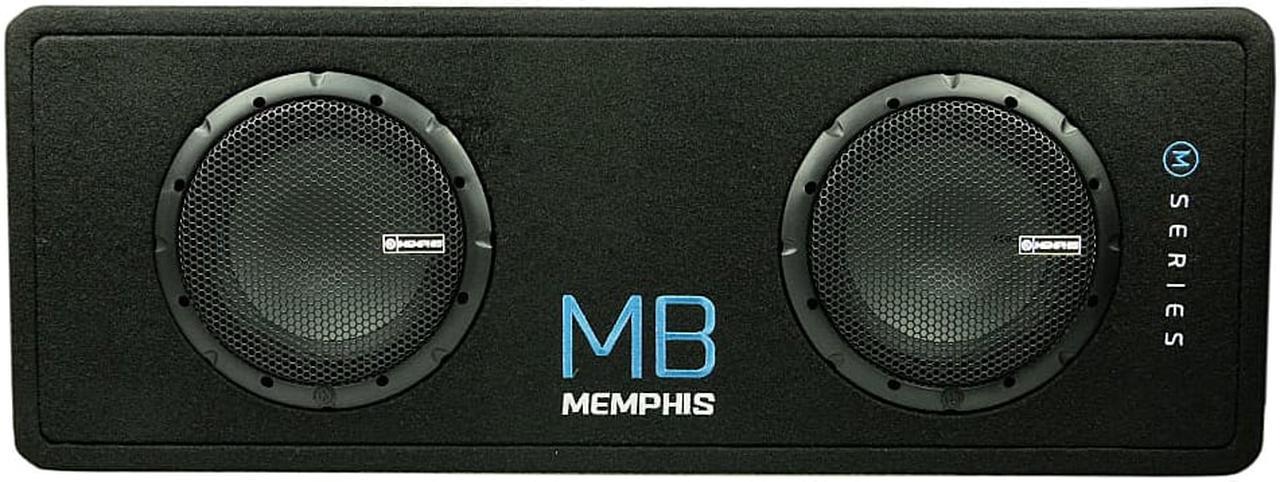 Memphis Audio 8" Loaded Subwoofer Enclosure 3500W RMS Dual 2 Ohm MBE8D2