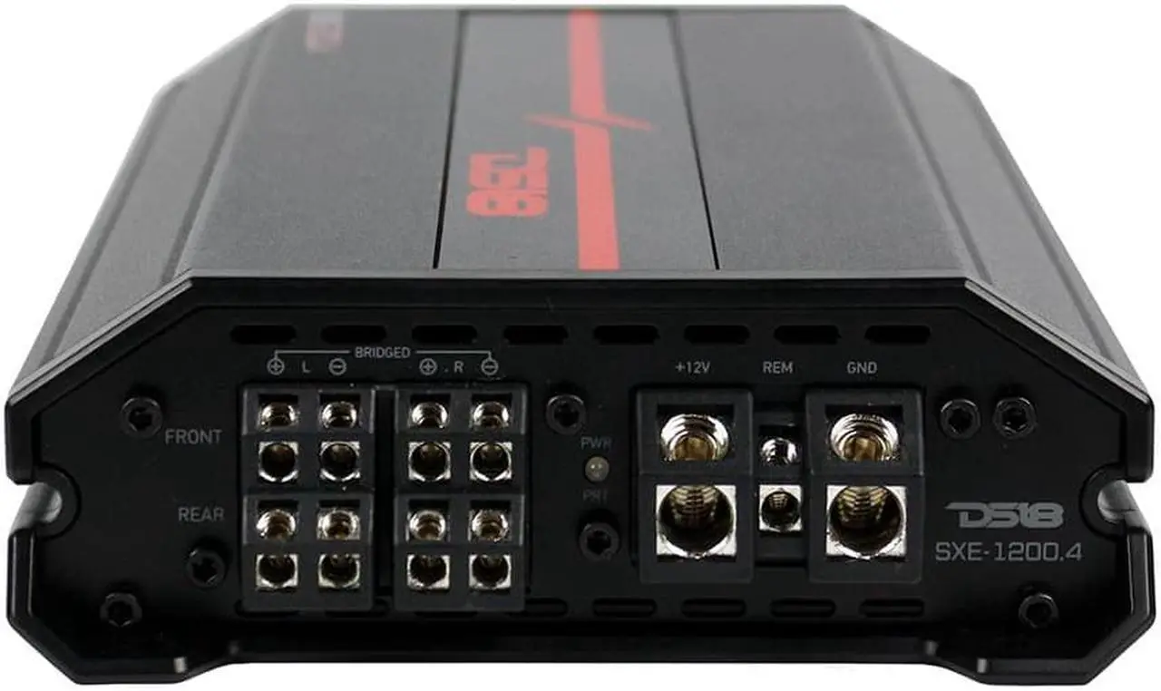 Alt view image 4 of 12 - DS18 Full Range 4 Channel Amplifier 60x4 RMS 4 Channel Amp 1200W SXE-1200.4/BK