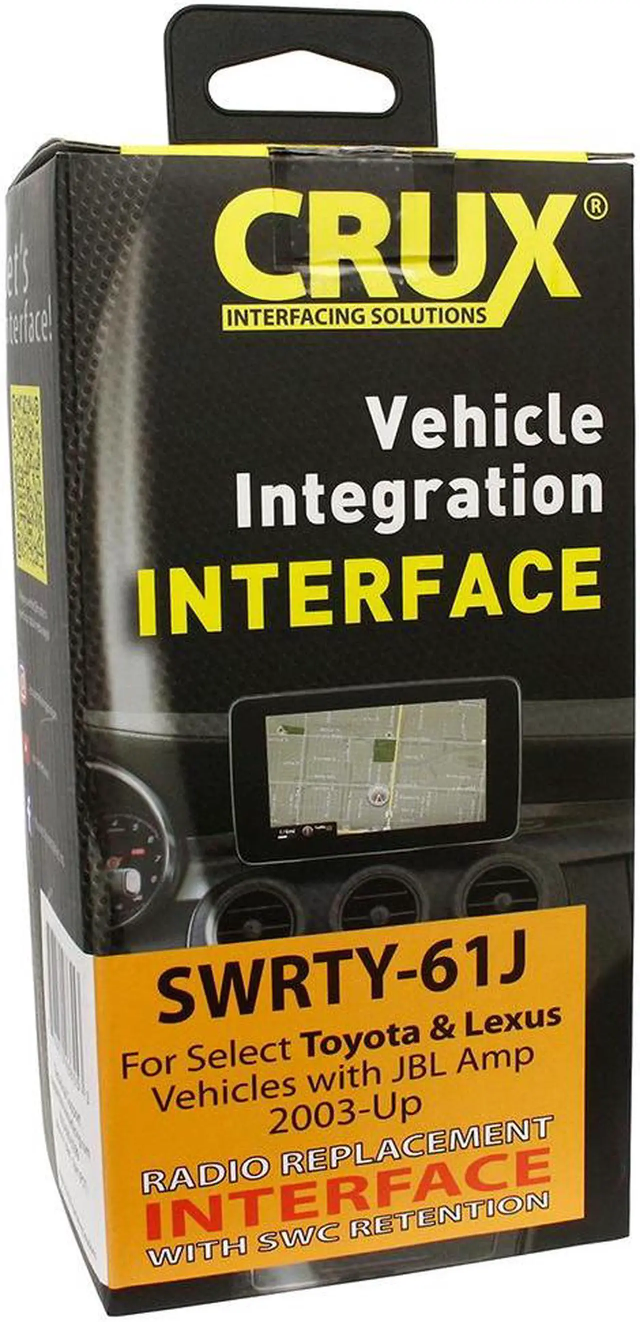 Alt view image 5 of 7 - CRUX SWRTY-61J Radio Replacement with SWC & JBL Amp Retention (for Toyota/Lexus Vehicles 2003-2011)