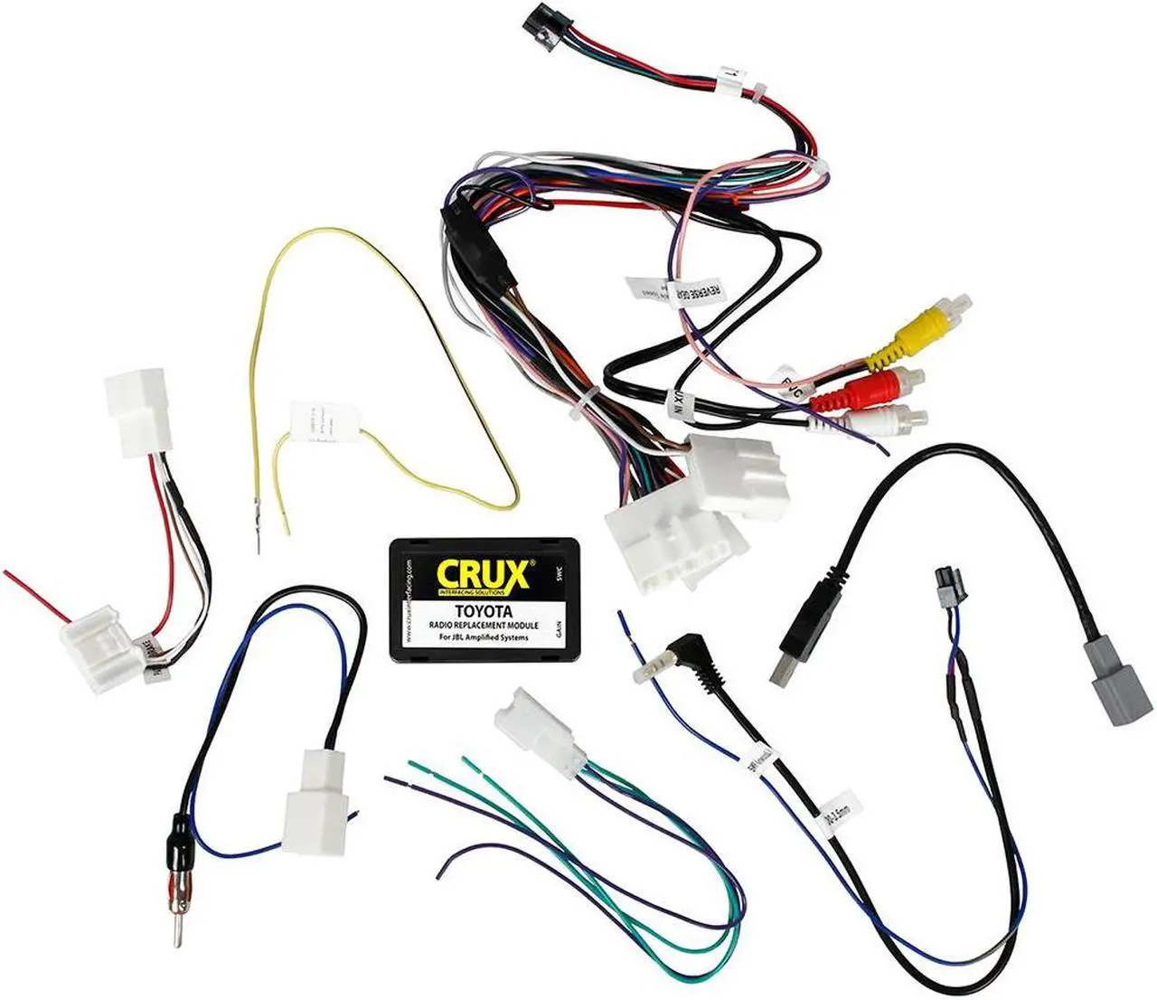 Alt view image 6 of 7 - CRUX SWRTY-61J Radio Replacement with SWC & JBL Amp Retention (for Toyota/Lexus Vehicles 2003-2011)