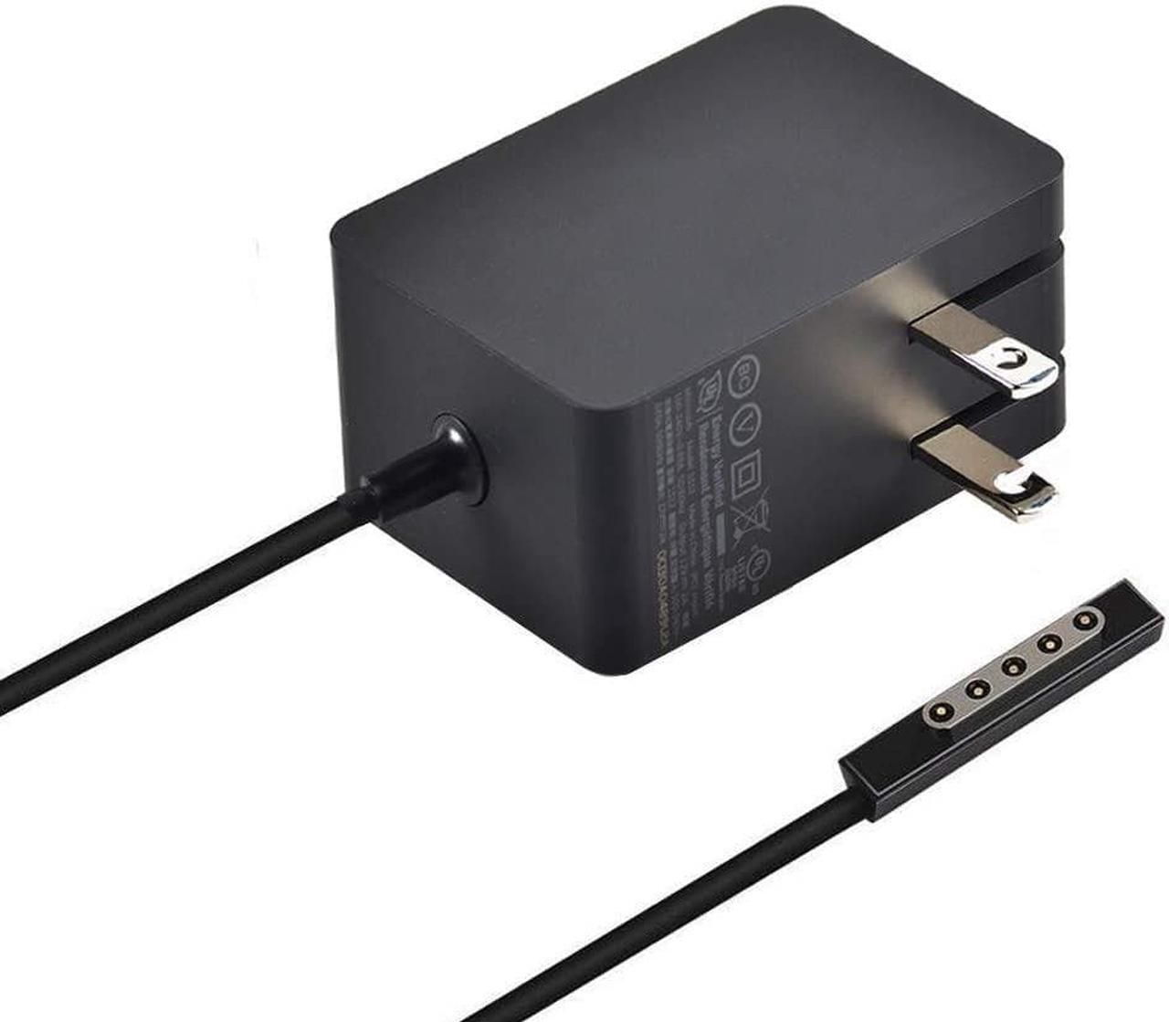 Alt view image 6 of 7 - Surface Pro 1 Pro 2 2 RT Magnetic Plug & Play 12v 2A Power Supply 24W 1512 Tablet Charger Effortless and Quick Five-Pin Portable Charger (UL/CE/FCC/RoHS Certified) Safe & Reliable (Black)