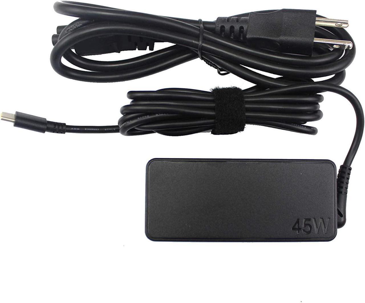 Main image of 45W Type-C USB C Laptop Charger Compatible with HP Spectre x360 13-v111dx 13-v011dx; HP Chromebook 14-ca061dx 14-ca020nr Pavillion X2;Lenovo Yoga 720 910 ThinkPad X1 Yoga5 Pro;DELL XPS12 XPS13