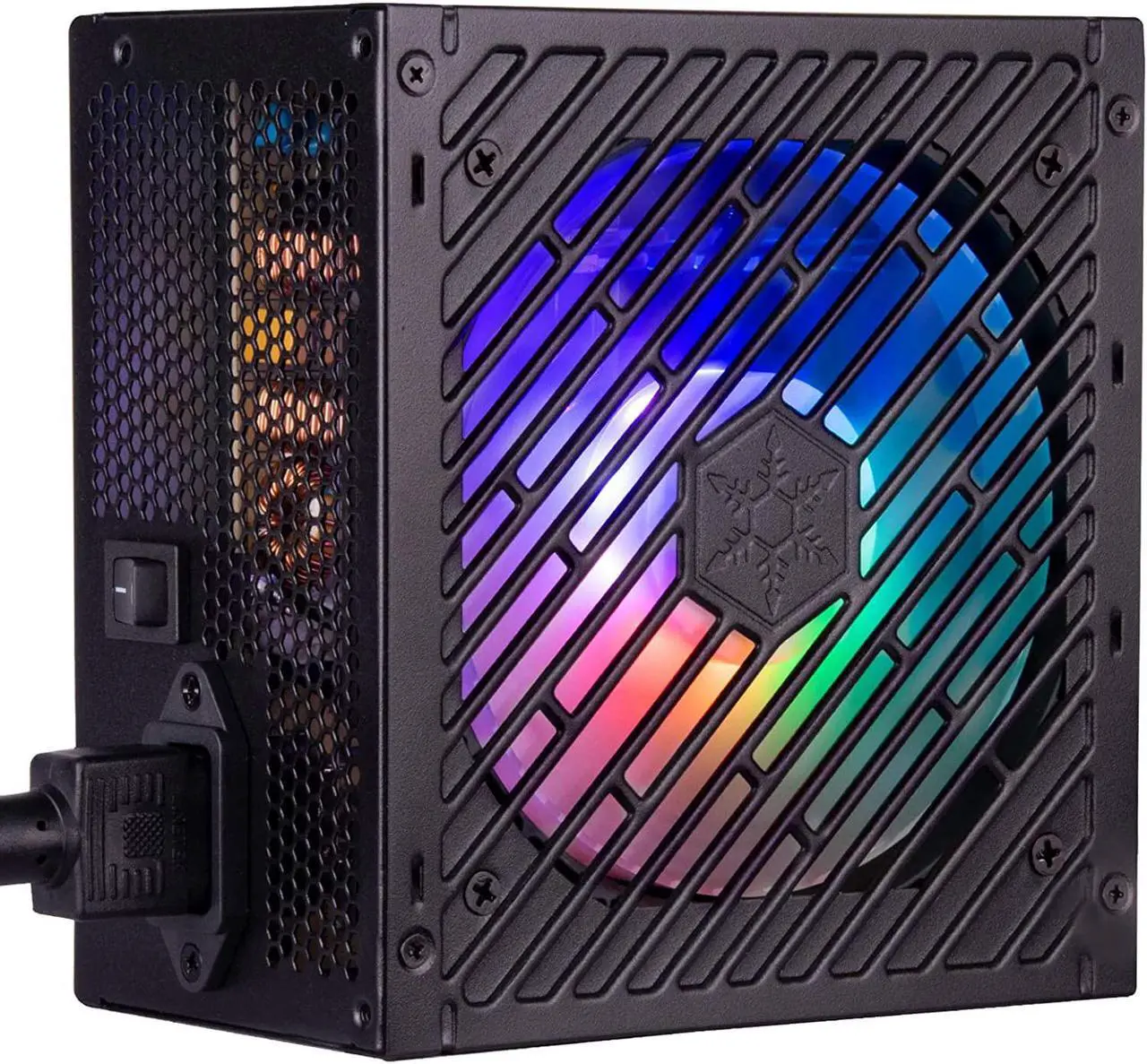 Alt view image 6 of 7 - SilverStone Technology Essential ET500-ARGB 500W 80 Plus Bronze Power Supply with ARGB Fan, SST-ET500-ARGB
