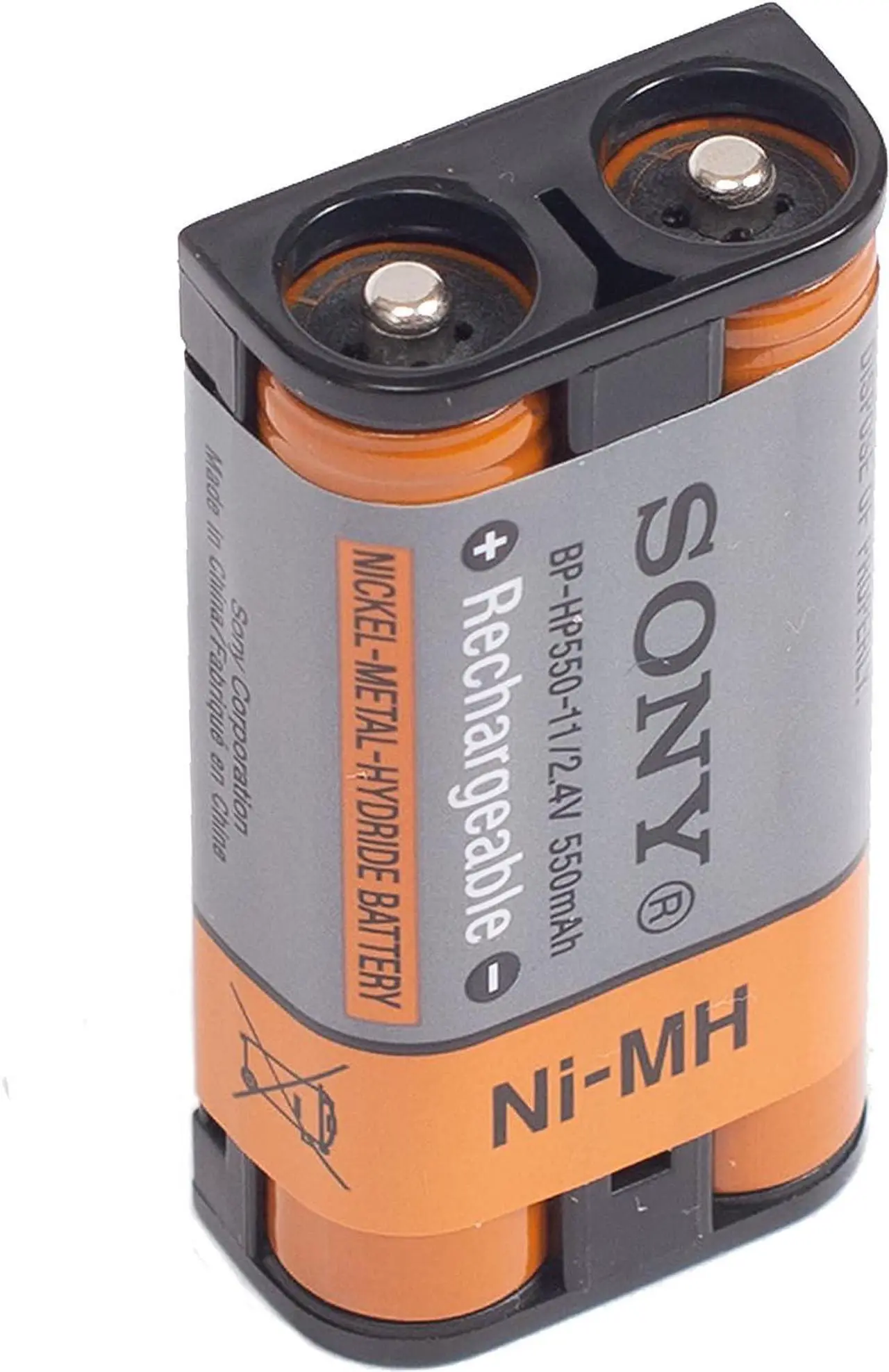 Alt view image 5 of 7 - Genuine Sony Rechargeable Battery BP-HP550-11 for Sony MDR-RF970RK, RF970R, RF925RK, RF925R, RF912RK, RF4000K, IF245RK, RF860RK, RF855RK, RF850RK, RF840RK, RF811RK, RF810RK Headphones
