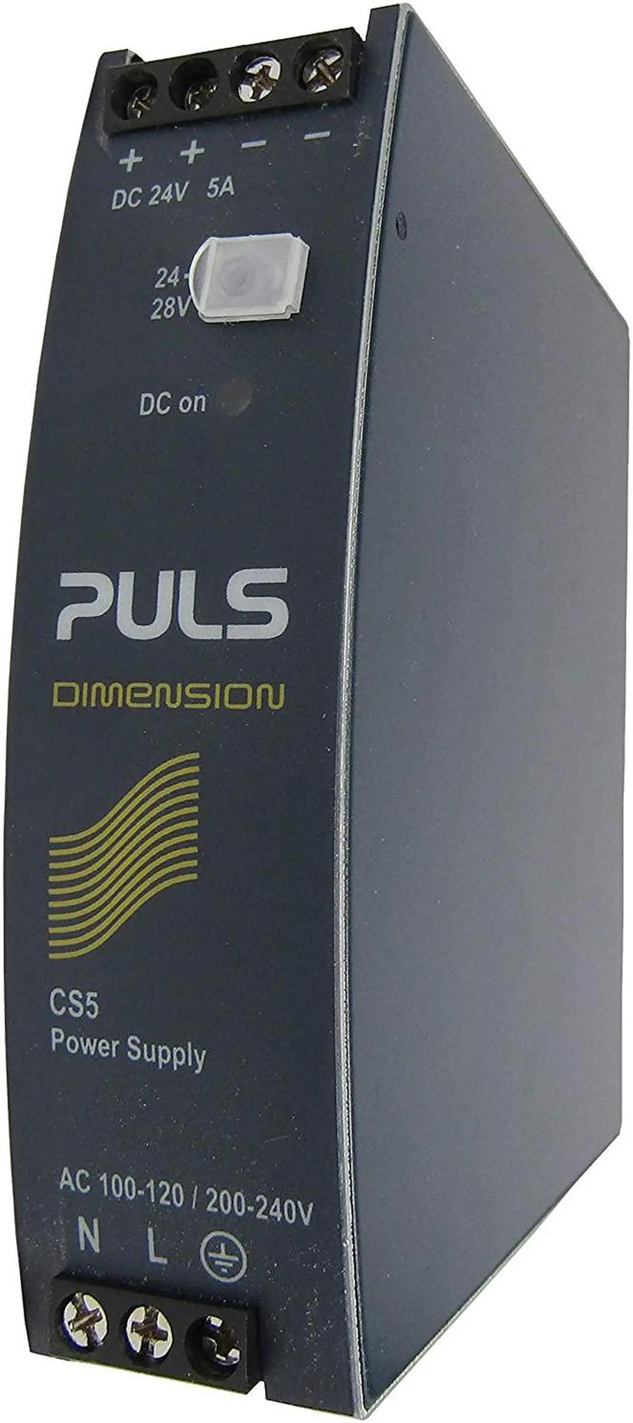 Alt view image 2 of 6 - Dc Power Supply, Metal, 24 to 28Vdc, 120W