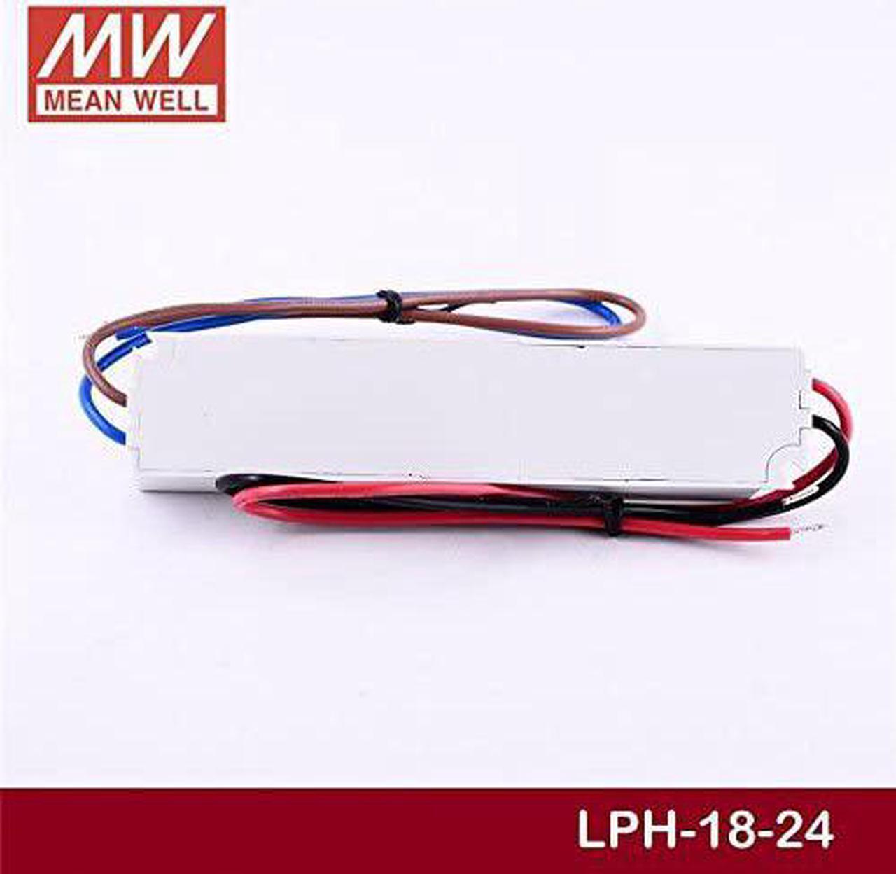 Alt view image 2 of 4 - LED Driver 18W 24V 0.75A LPH-18-24 Meanwell AC-DC SMPS LPH-18 Series MEAN WELL C.V Power Supply