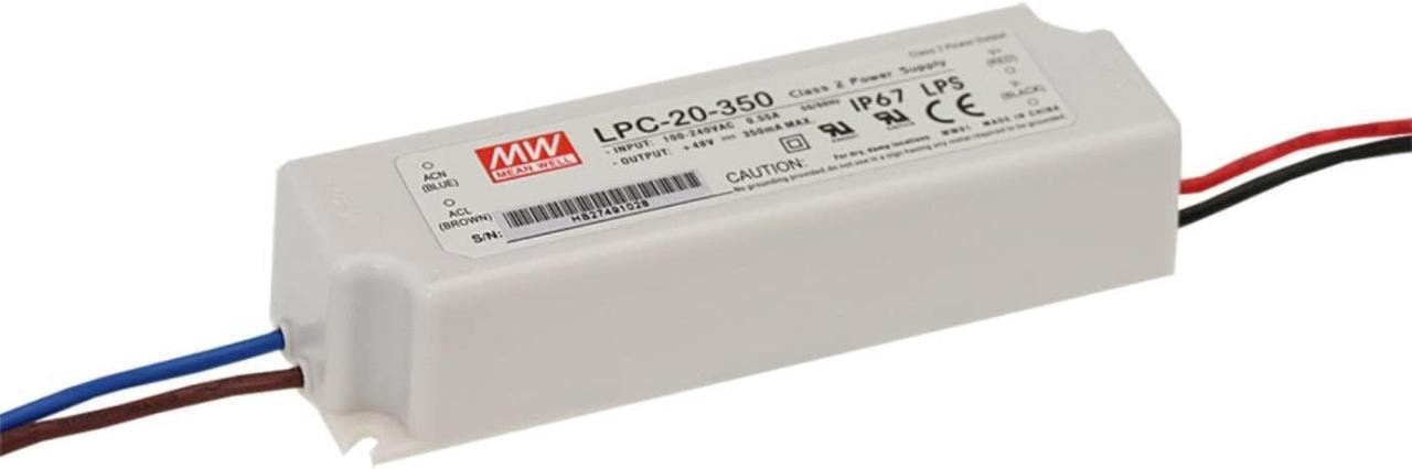 Main image of LED Driver 21W 30V 700mA LPC-20-700 Meanwell AC-DC SMPS LPC-20 Series MEAN WELL C.C Power Supply