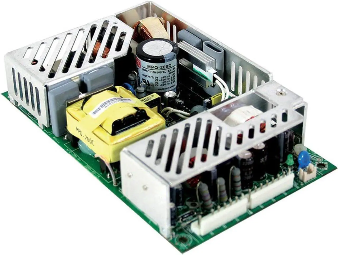 Main image of MPQ-200D AC/DC Power Supply Quad-OUT 5V/24V/12V/-12V 12A/2.3A/1A/1A 200W Medical 23-Pin