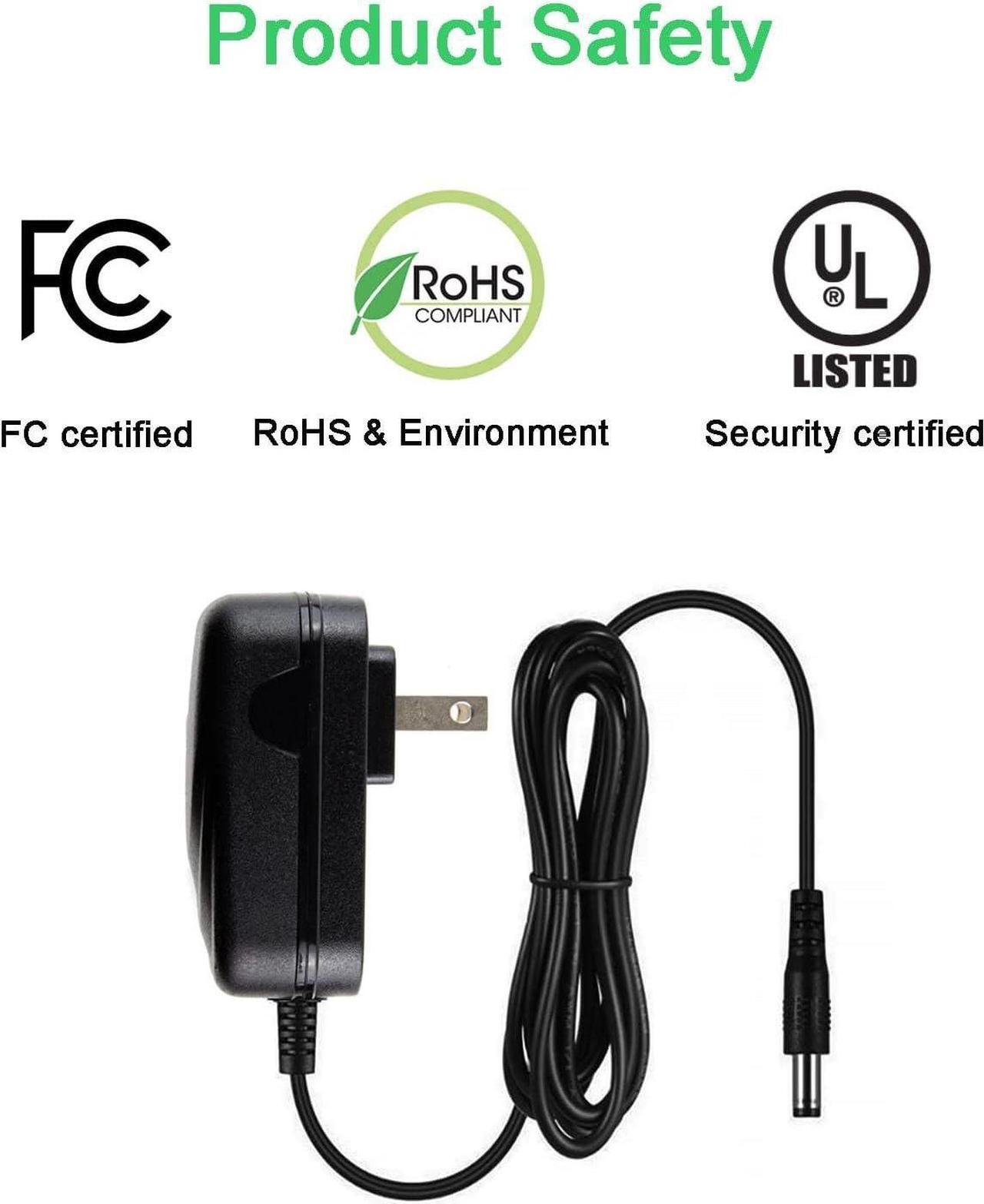 Alt view image 7 of 7 - MyVolts 9V Power Supply Adaptor Compatible with/Replacement for Roberts Ecologic 7 DAB Radio - US Plug