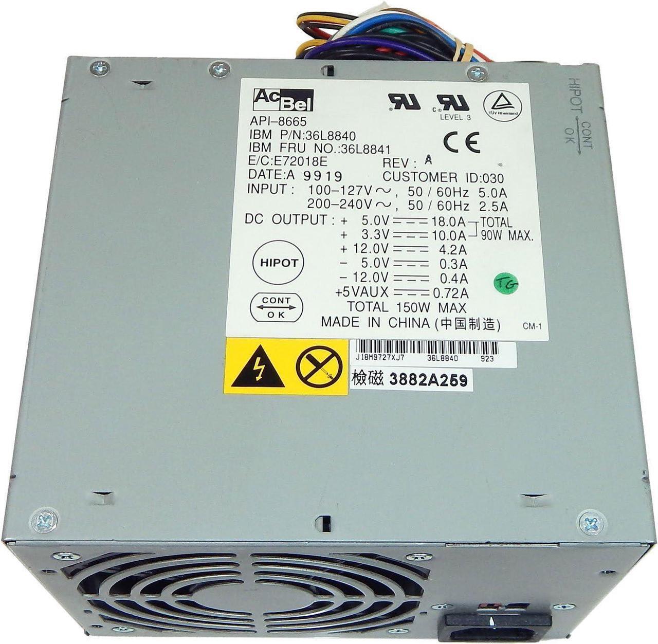 Main image of .IBM. 36L8841 Desktop ATX 145w Power Supply 36L8840