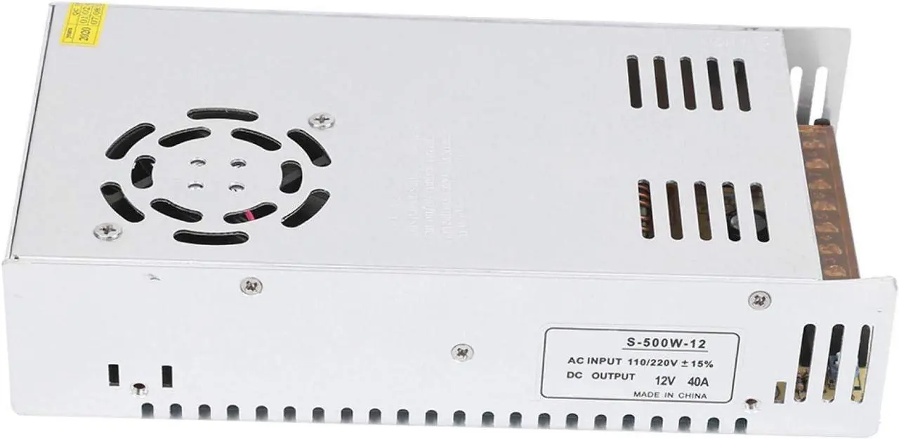 Alt view image 2 of 7 - Switching Power Supply, 500W AC 100W8209 Transformer DC 12V Power Supply(12V40A(500W))