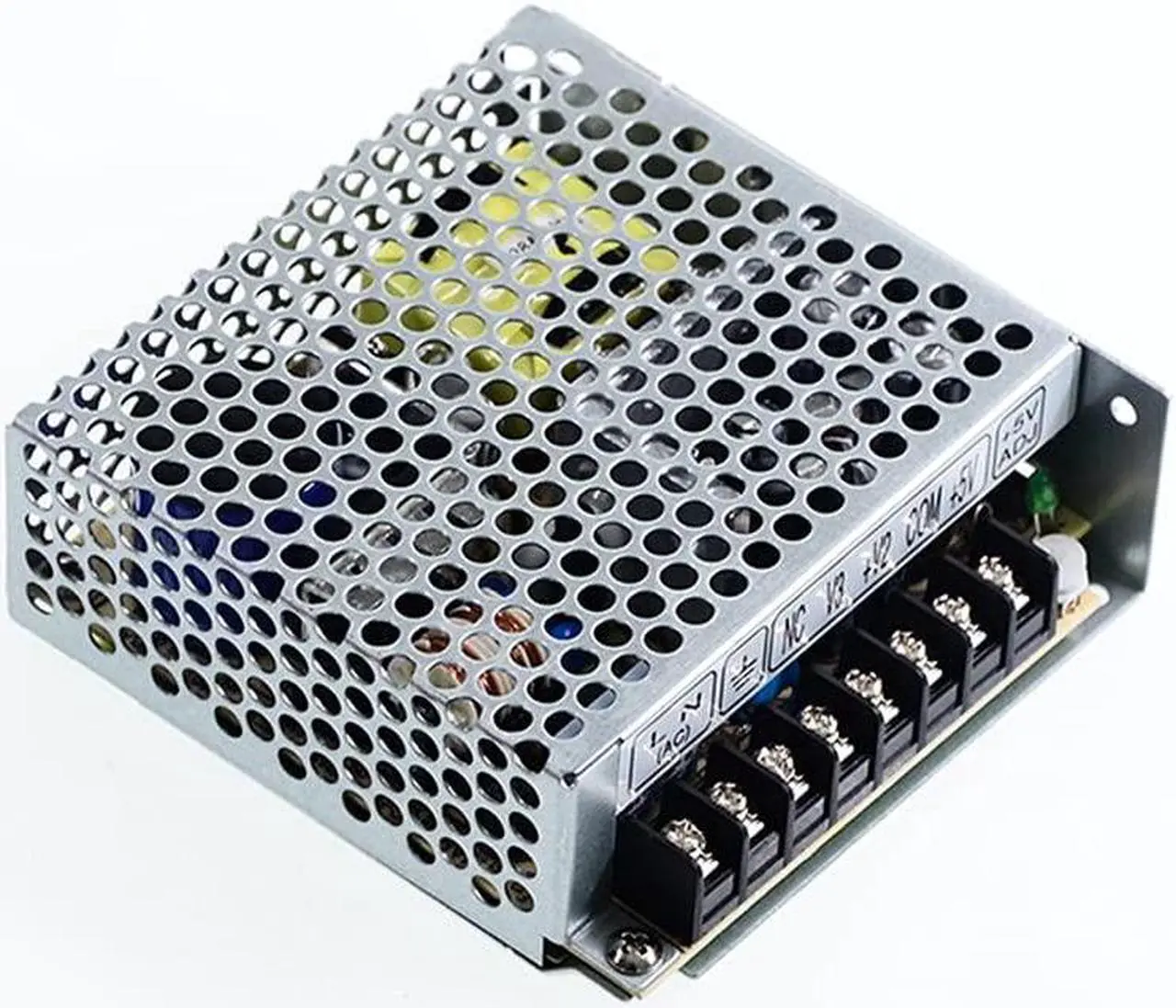 Alt view image 3 of 6 - Original Mean Well 50W 5V 24V 12V Triple Output Switching Power Supply 5V/3A 24V/1A 12V/1A SMPS Enclosed Type Power Supply Unit Transformer Input 88-264Vac