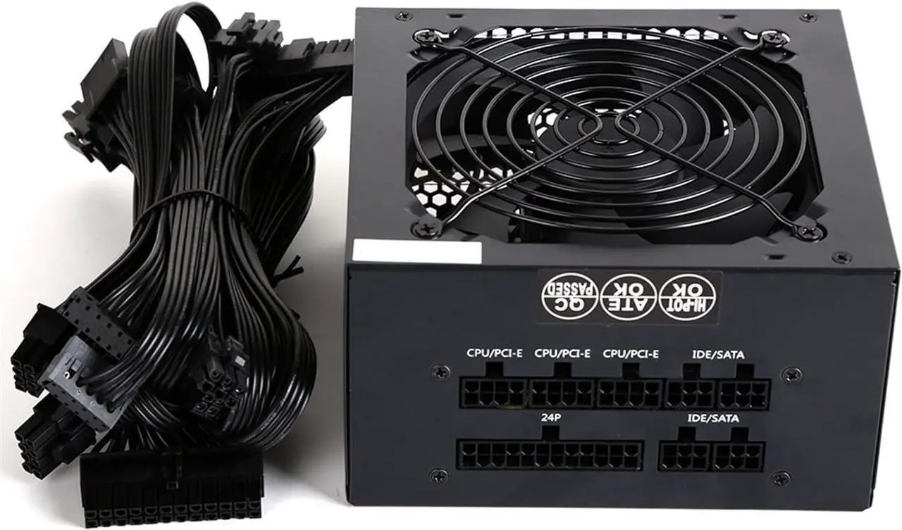 Alt view image 3 of 7 - 220V Sahara Gaming PC Power Supply Rated 700W Max 900W Mining PSU 24PIN ATX Module Bitcoin Miner ETH Coin Mining