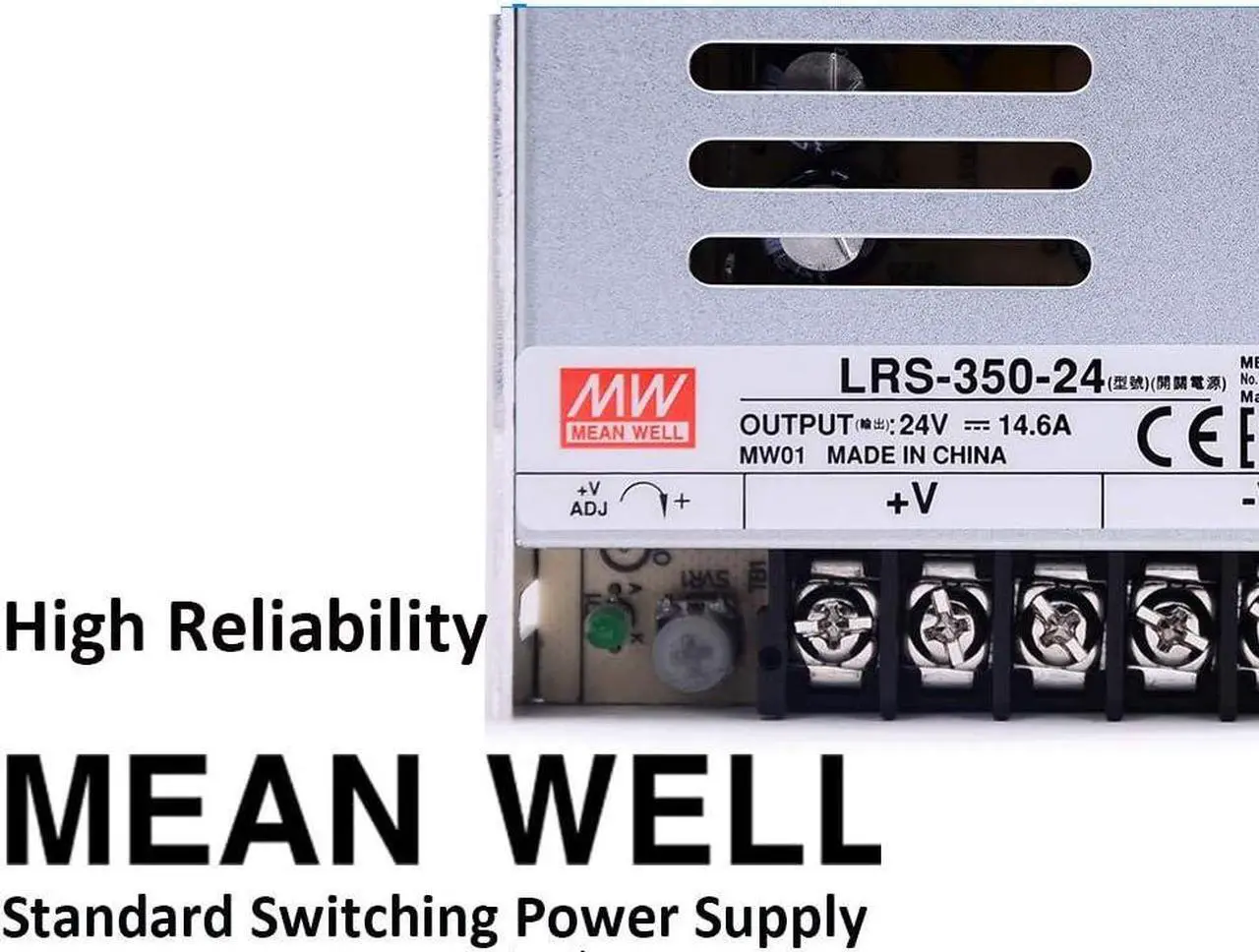 Alt view image 2 of 7 - Kulon Mean Well Original LRS-100-24 24V 4.5A meanwell LRS-100 24V 108W Single Output Switching Power Supply