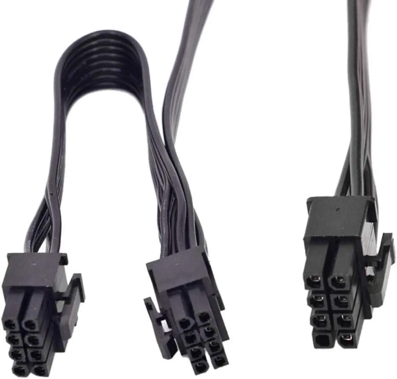 Alt view image 2 of 3 - Suyitai Replacement for Corsair RM X PSU 8(Pin) to Dual 8(pin)(6+2) Pin PCIe Modular Power Supply Cable
