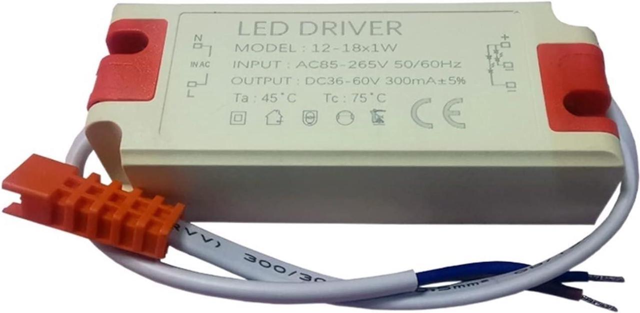 Main image of Two-Color dimming Intelligent External Drive Power Supply 3W to 36W Two-Color External Power Supply Isolated Two-Color Power Supply (Size : 12-18W)