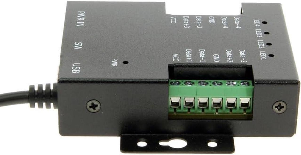 Alt view image 2 of 4 - 4 Port USB to RS485 High Speed Adapter w/12V DC Power Supply