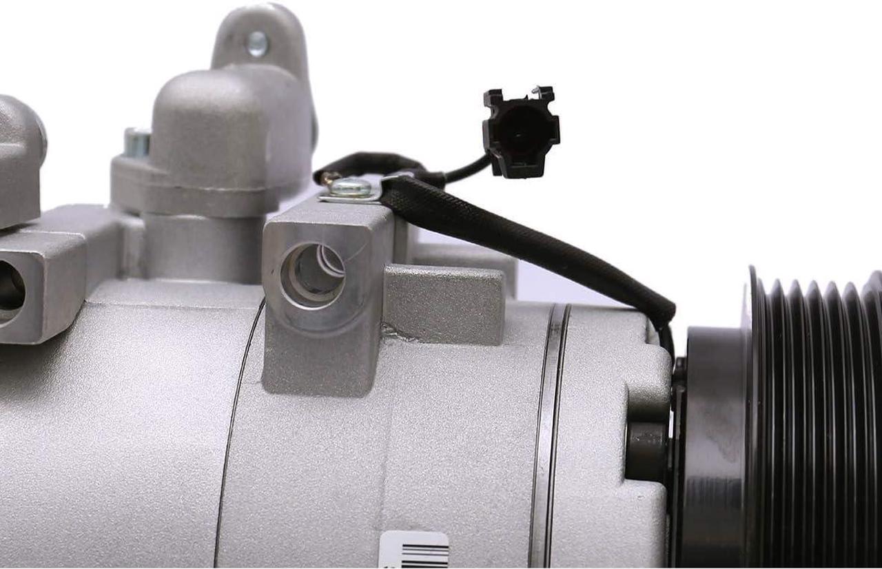 Alt view image 5 of 5 - FKG AC Compressor and A/C Clutch 9770126300 Fit for 2001-2006 Hyundai Santa Fe 2.7L