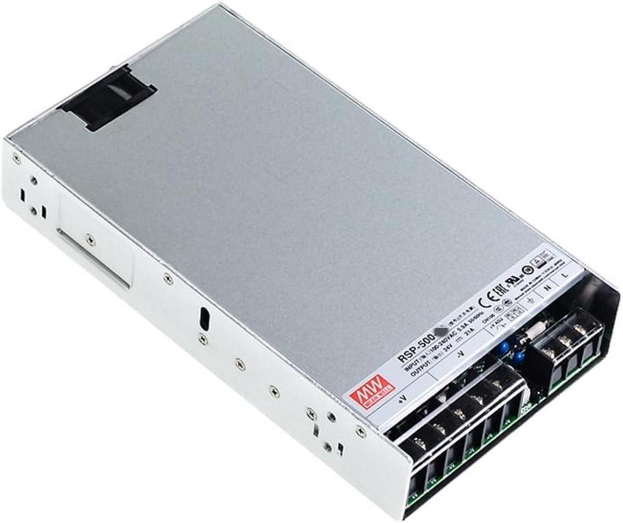 Alt view image 2 of 5 - MEAN WELL RSP 500W Switching Power Supply AC/DC Single Output RSP-500-27 18.6A Slim Type Enclosed Power Supply Driver Transformer with PFC Function