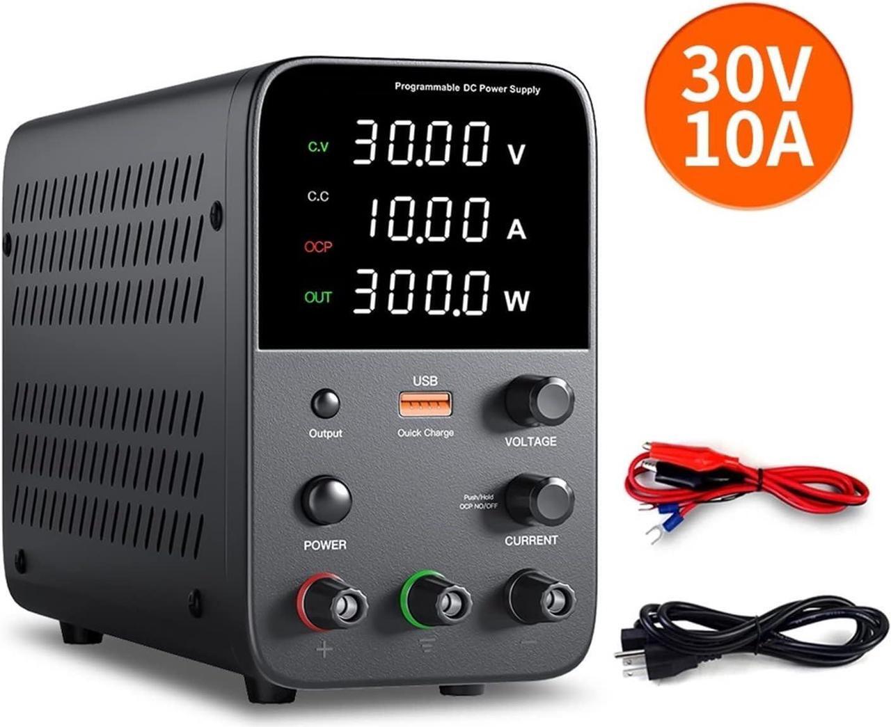 Alt view image 2 of 6 - dc Power Supply Adjustable DC Power Supply 30V 10A Laboratory Programmable Power Supply 60V 5A USB Power Supply Short Circuit (Color : 160V 2A)