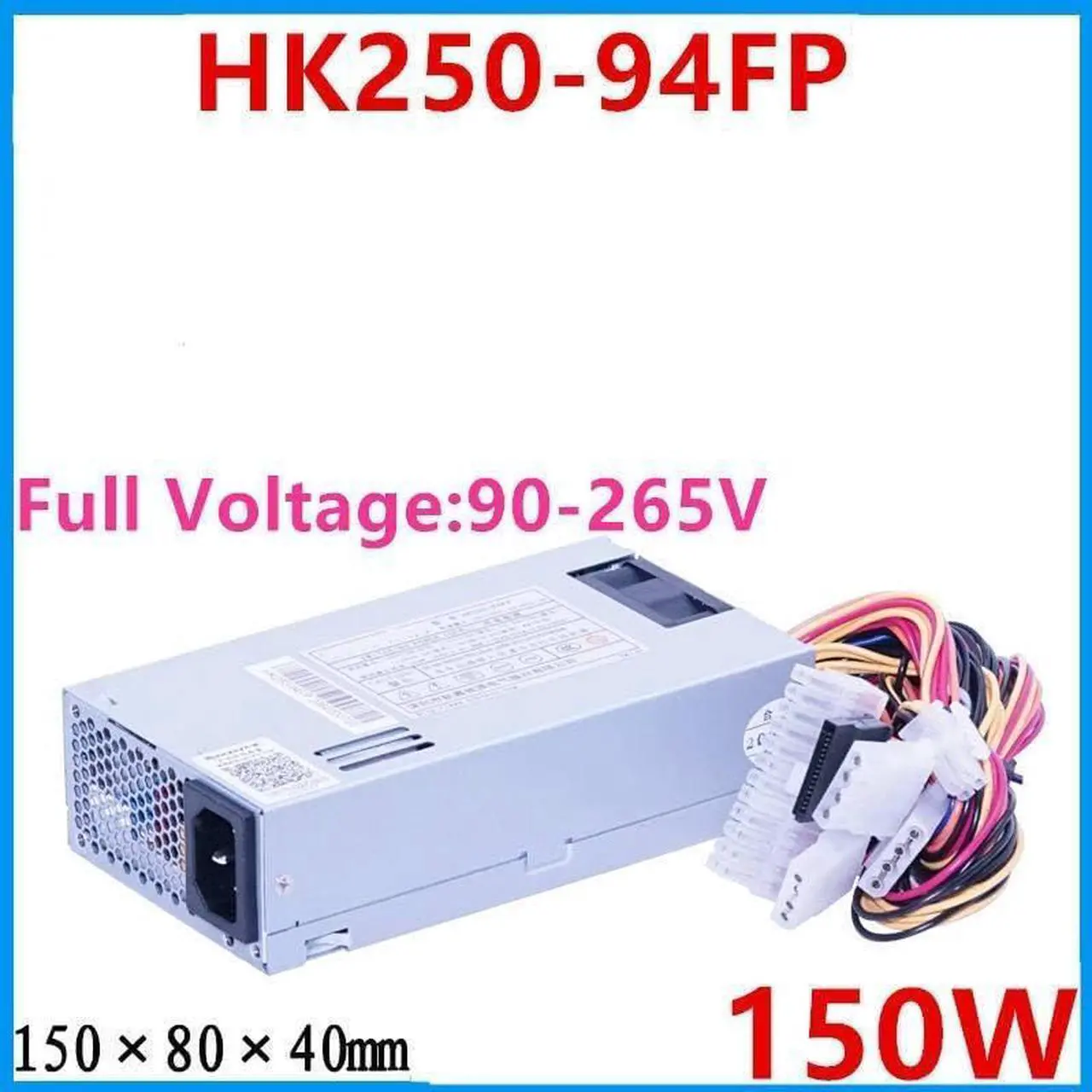 Alt view image 6 of 6 - PSU for AIO Flex NAS POS ATM Small 1U 150W Switching Power Supply HK250-94FP