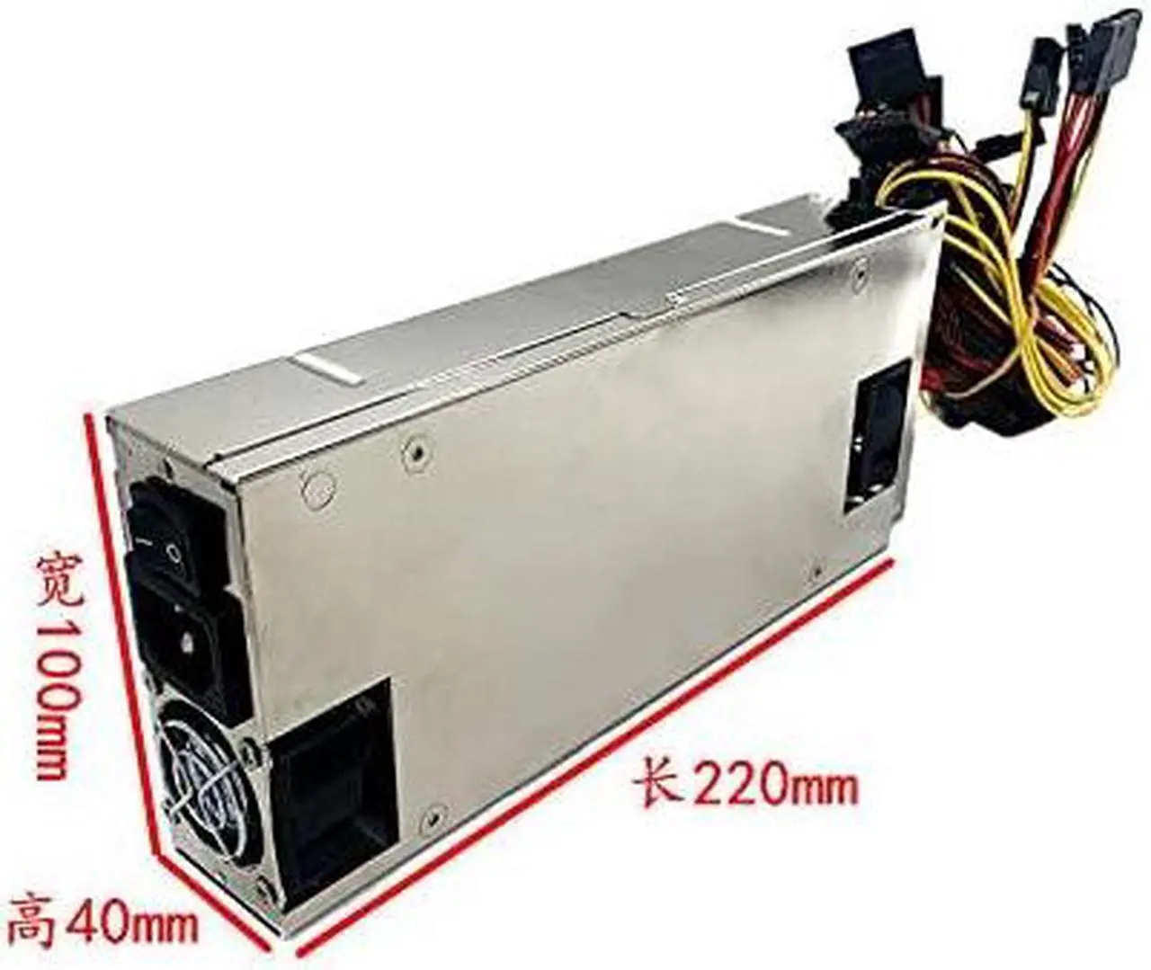 Alt view image 2 of 5 - PSU for R-Senda 1U 450W Power Supply RSD-3600UP