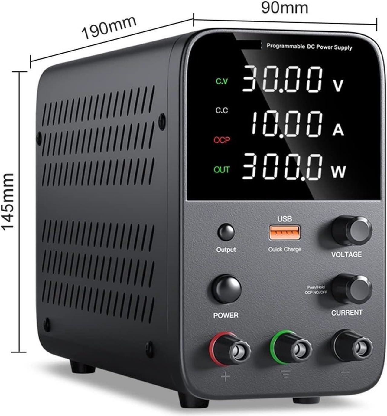 Alt view image 5 of 6 - dc Power Supply Adjustable DC Power Supply 30V 10A Laboratory Power Supply 60V 5A Voltage Regulator Power Supply 5V2AUSB Fast Charging (Color : WPS305H)