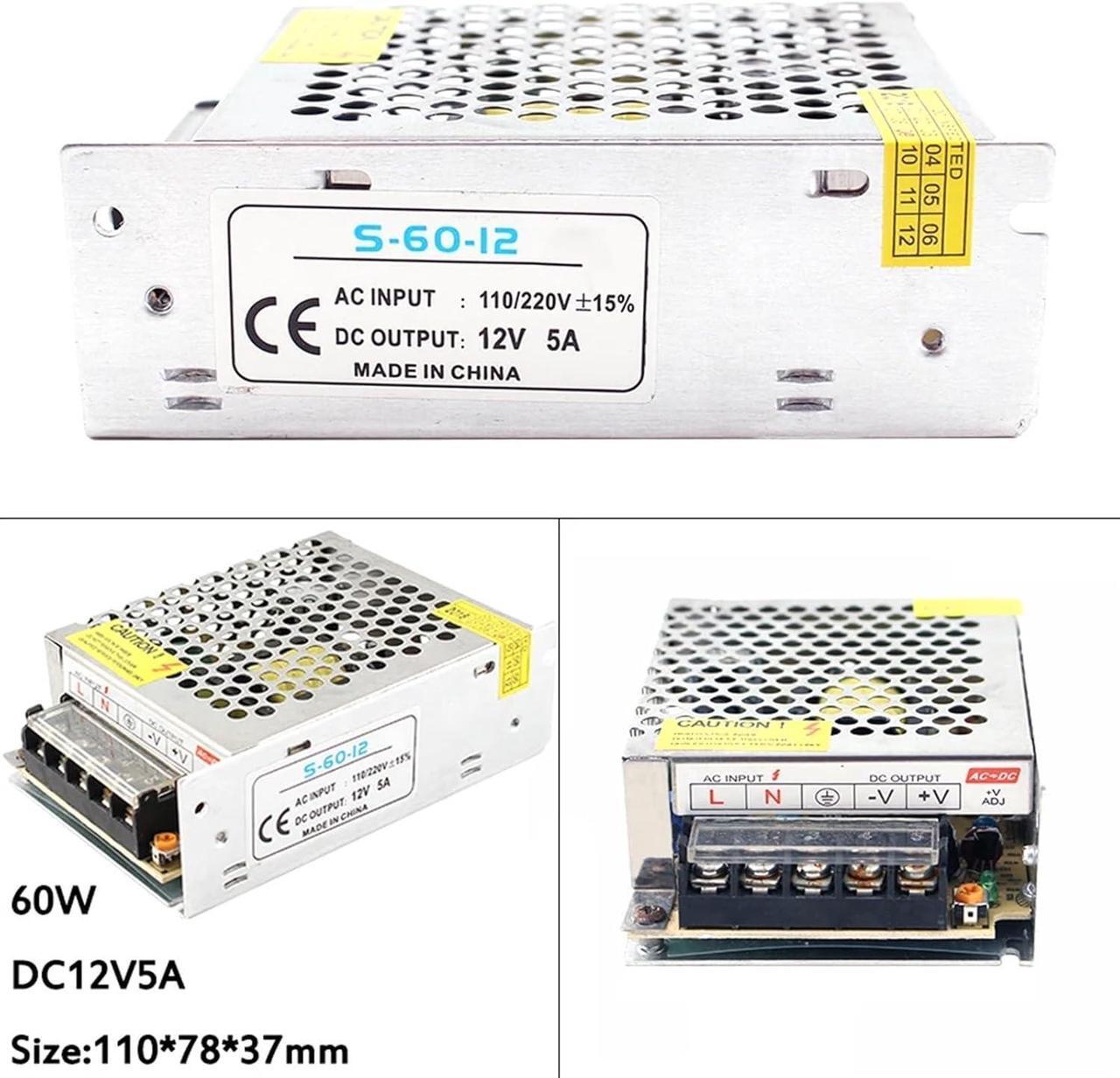 Alt view image 3 of 6 - AC DC 3V 5V 9V 12V Power Supply 15V 18V 24V 36V Fonte 500W 220V to 5 12 24 V Power Supply 5V 12V 24V SMPS(18V,8A)