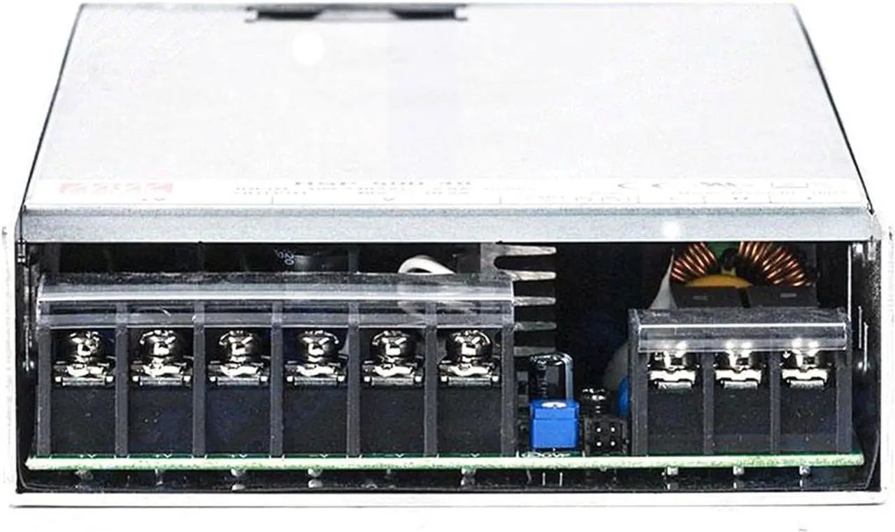 Alt view image 5 of 7 - RSP-500-48 500W Single Output PFC Function Power Supply 48V Constant Voltage with Built-in Cooling Fan for Industrial Automation, Telecommunications, and Battery Charging