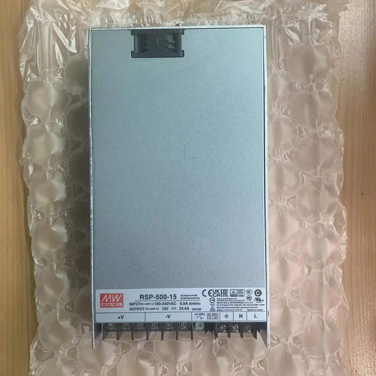 Alt view image 3 of 7 - Mean Well RSP-500-15 501W Single Output with PFC Function RSP-500 15V/33.4A
