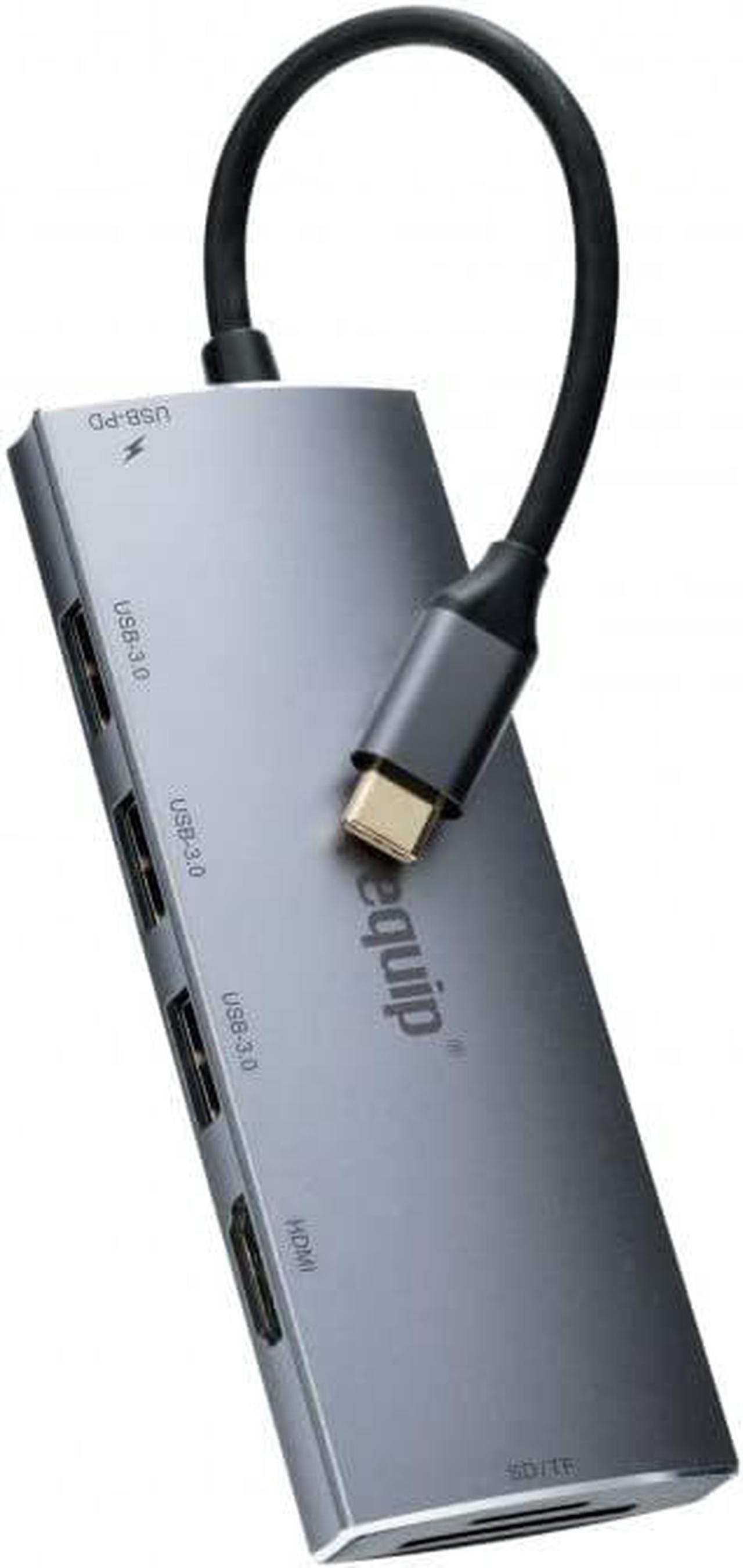 Main image of Equip USB-C Male (Thunderbolt 3 Compatible) 7 in 1 Multifunctional Adapter/Docking Station
