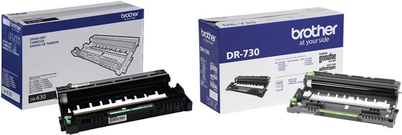 BROTHER Genuine DR630 Original Drum Unit & -Genuine-Drum-Unit,-DR730,-Seamless-Integration,-Yields-Up-to-12,000-Pages,-Black-(Drum-unit,-NOT-toner)