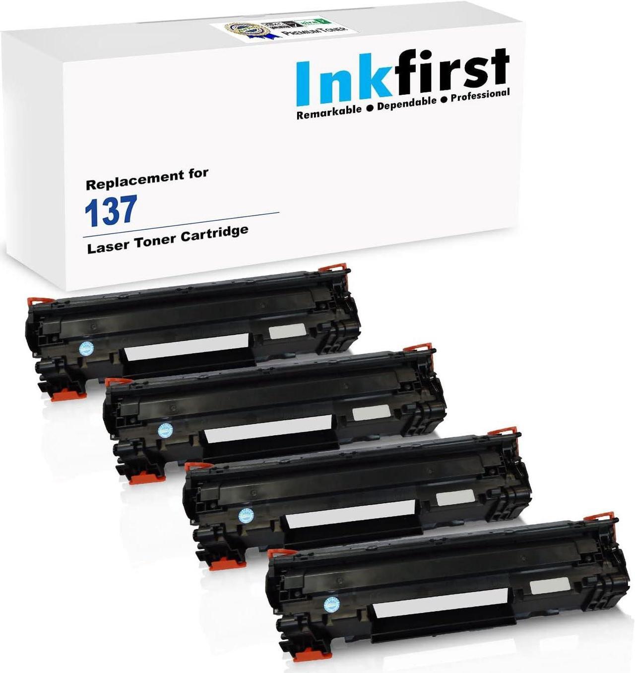 4 Inkfirst Compatible Toner Cartridges Replacement for Canon 137 9435B001AA ImageClass MF244dw MF247dw MF249dw D570 LBP151dw MF212w MF216n MF217w MF227dw MF229dw MF232w MF236N