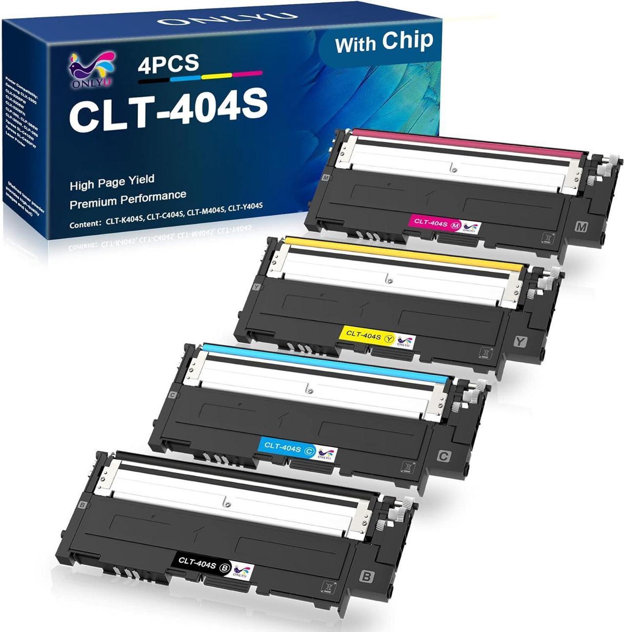 CLT-404S Toner Cartridge for Samsung 404S 404 CLT-K404S CLT-C404S CLT-M404S CLT-Y404S for Samsung Printer Xpress c430w c480fw 4-Pack